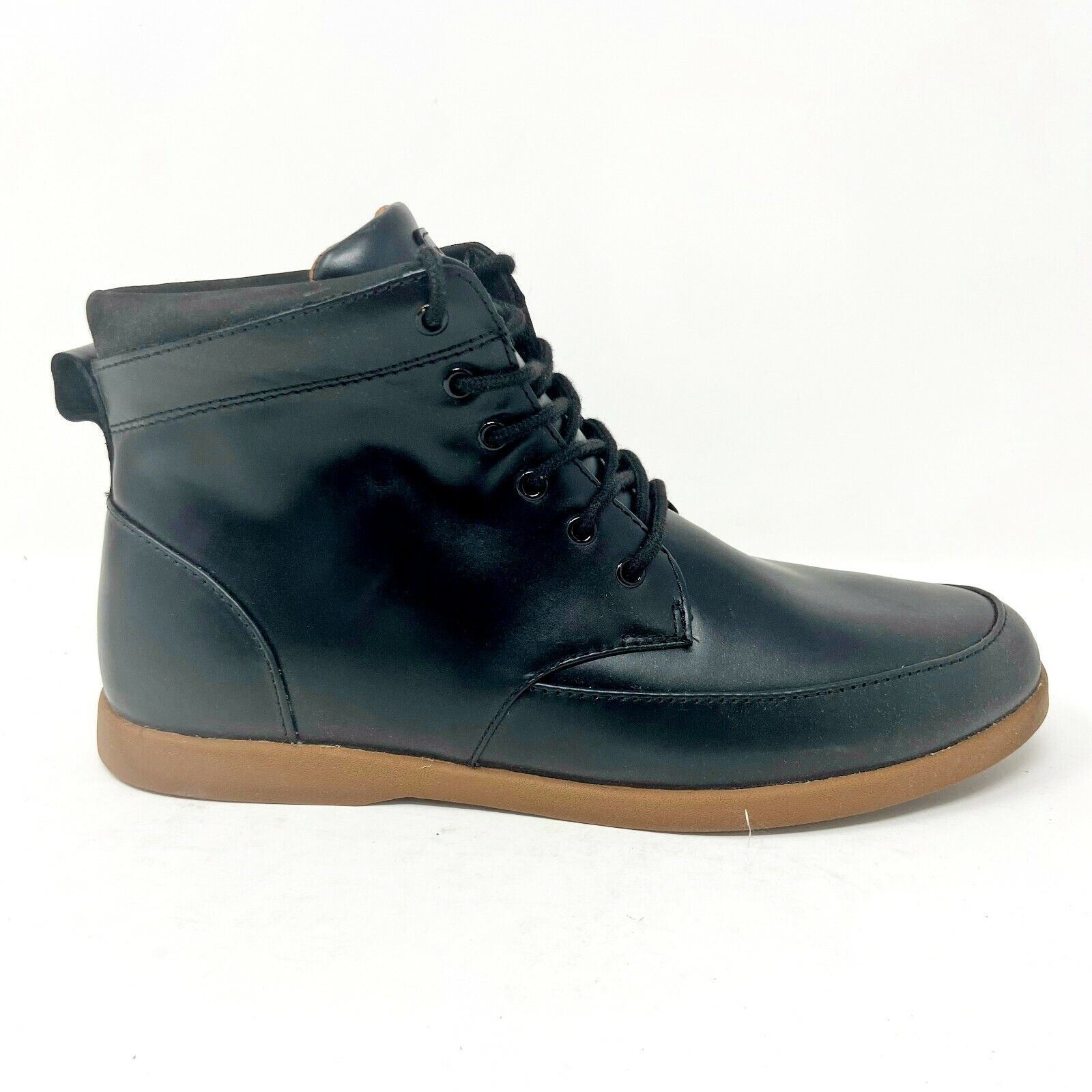 Clae Hamilton Black Grizzly Mens Premium Mid Casual Sneakers 