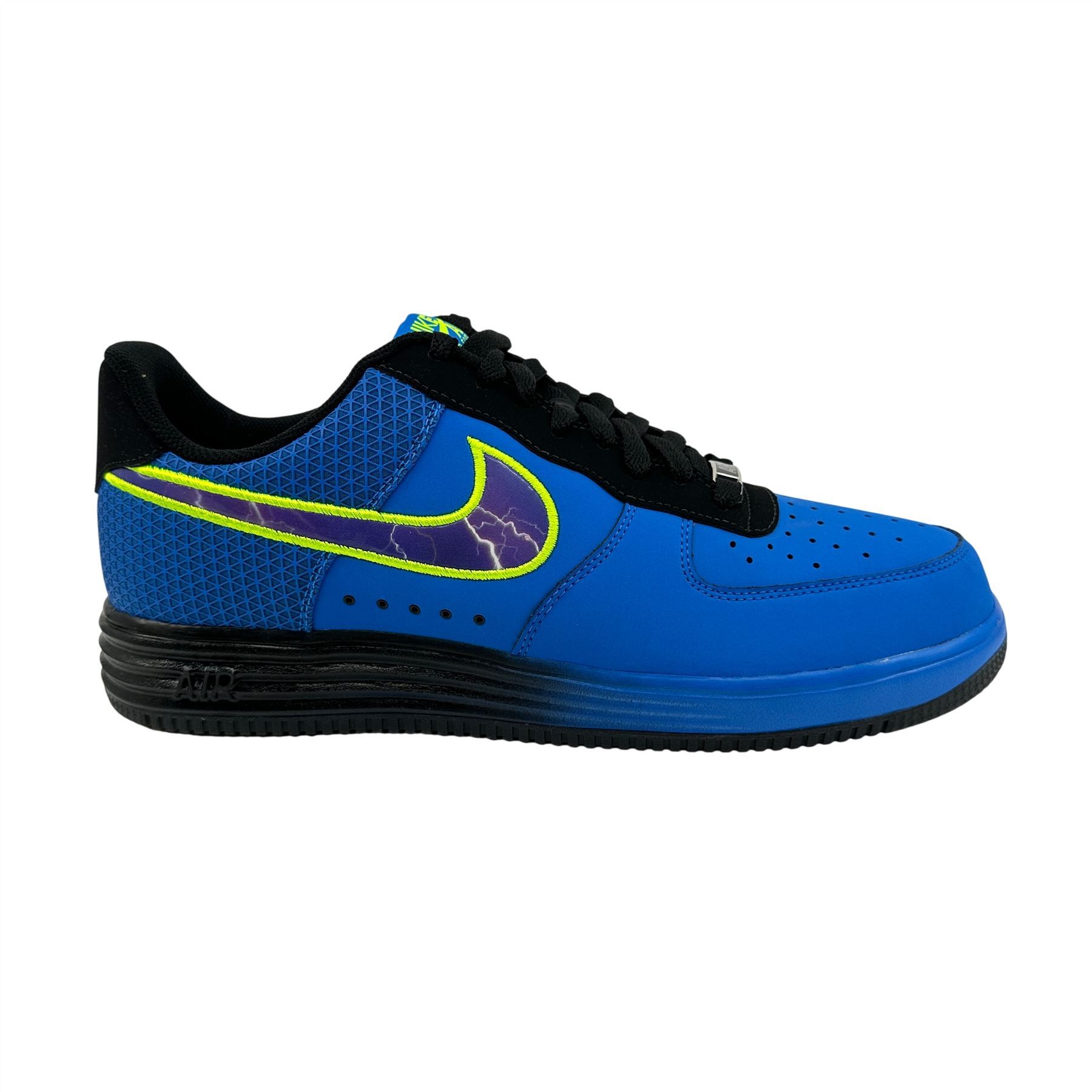 Nike Lunar Force 1 Leather Photo Blue Purple Black Mens  display picture 1