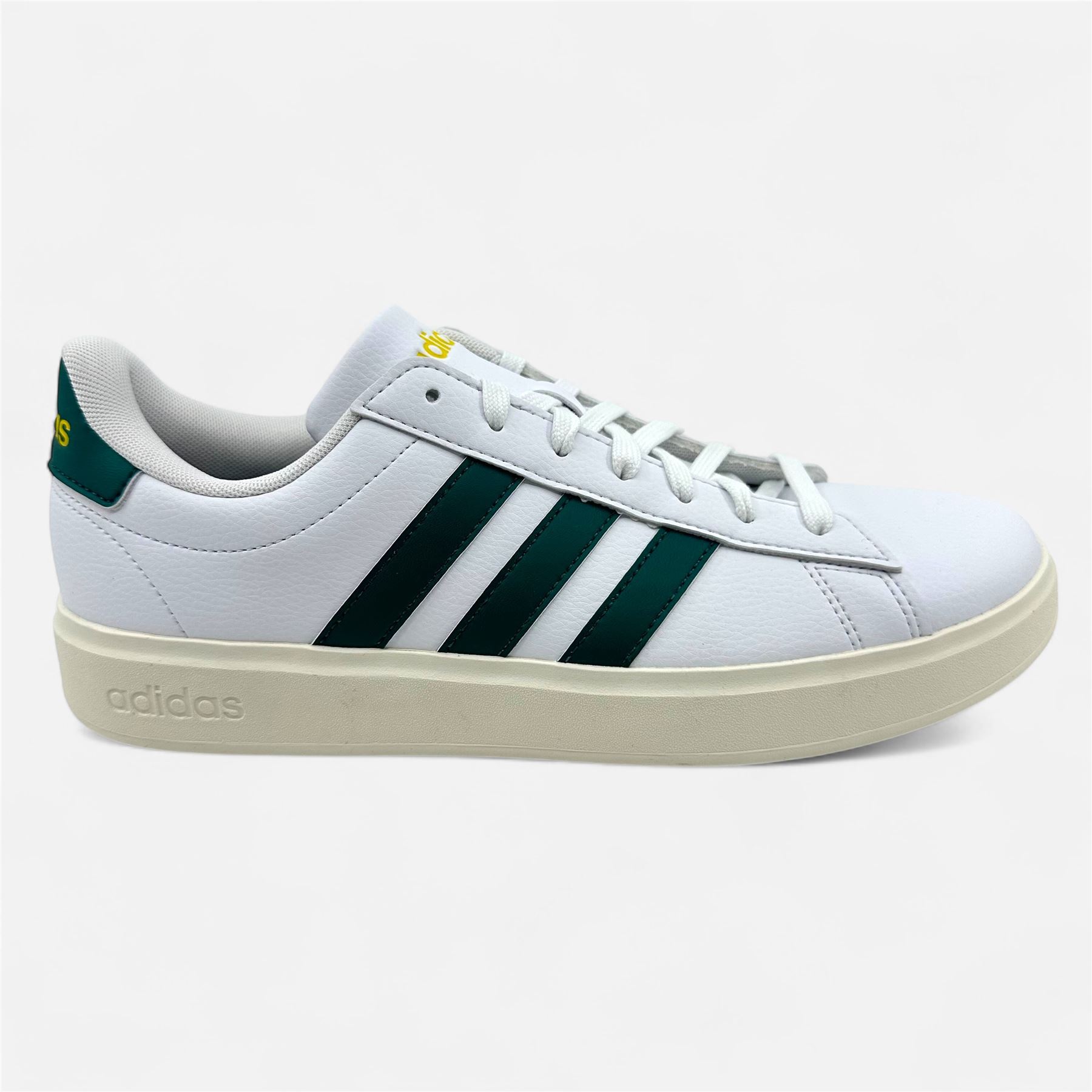 Adidas Grand Court 2.0 Cloud White Collegiate Green Mens Athletic Sneaker Adidas Grand Court 2.0 Cloud White Collegiate Green Mens Athletic Sneaker