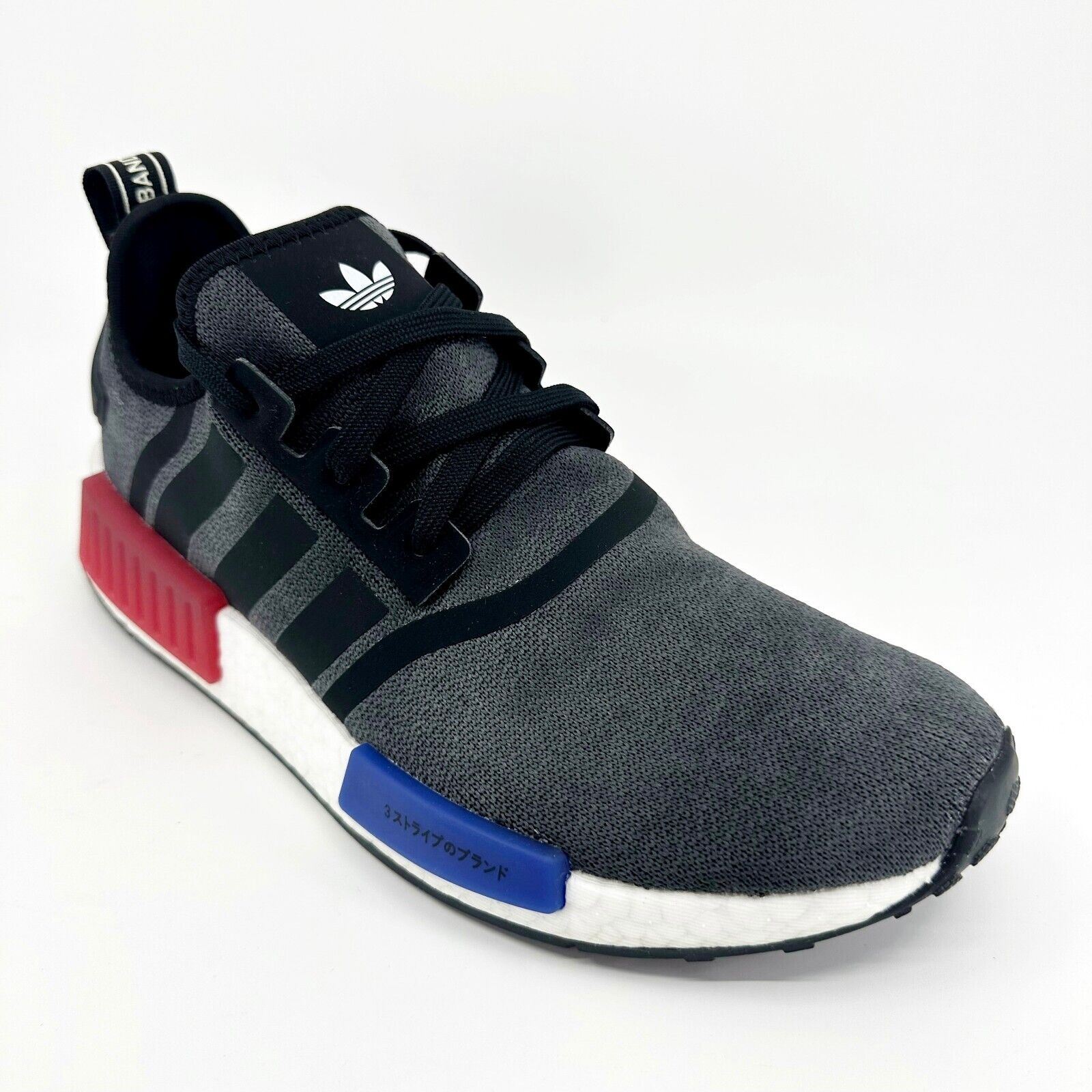 Adidas Originals NMD R1 Core Black Blue Red Mens Running Sneakers HQ4452 |  eBay