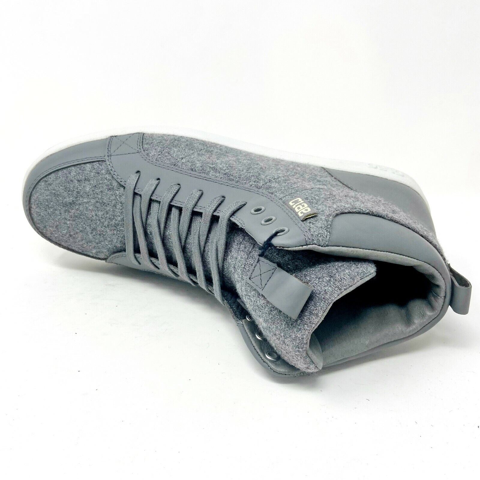 Clae Wool Blend Casual Shoes Clae Russell Charcoal Grey Wool Mens Casual Sneakers | eBay main image 2