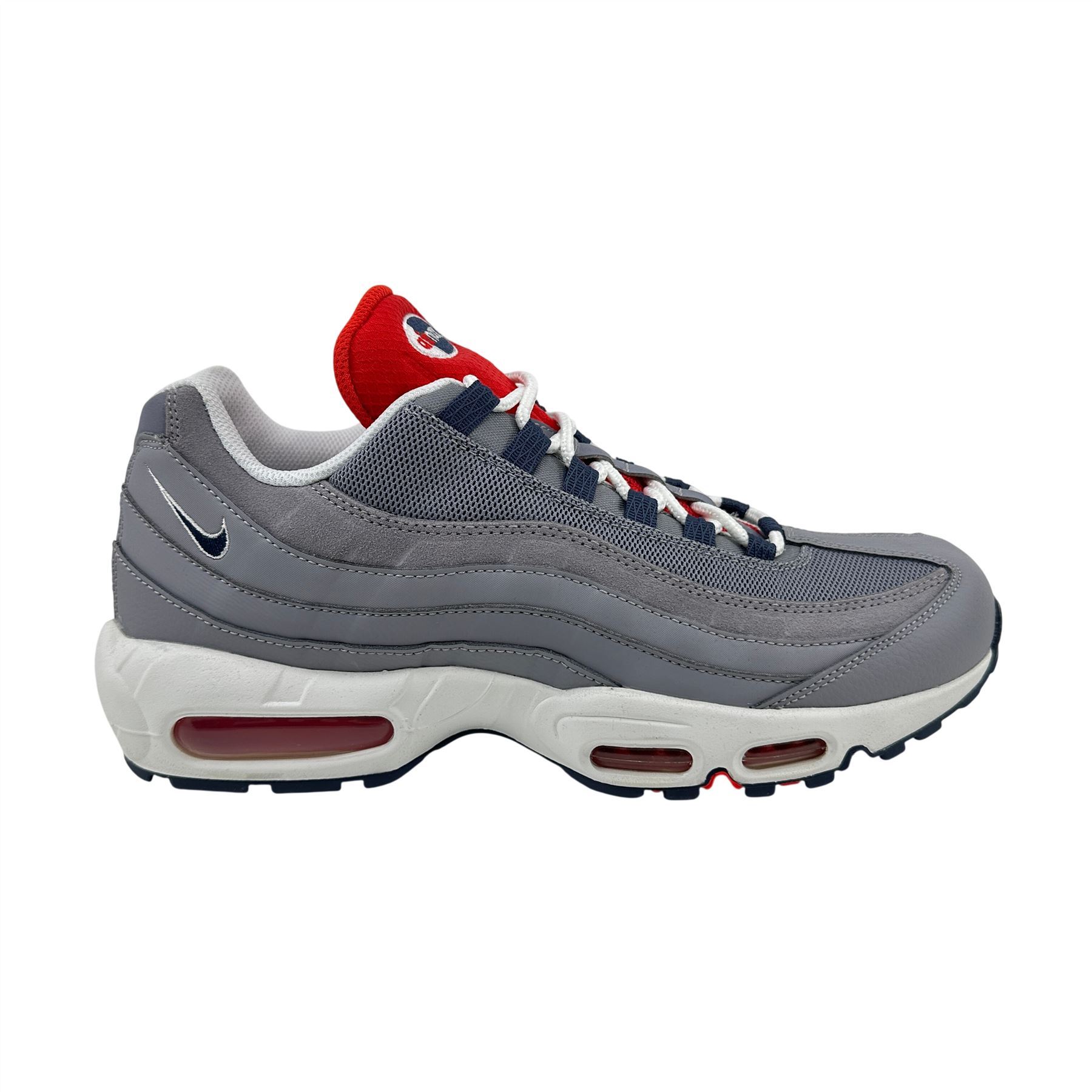 Nike Air Max 95 Cement Grey Thunder Blue Mens Athletic Sneaker Air Max 95  main image 4
