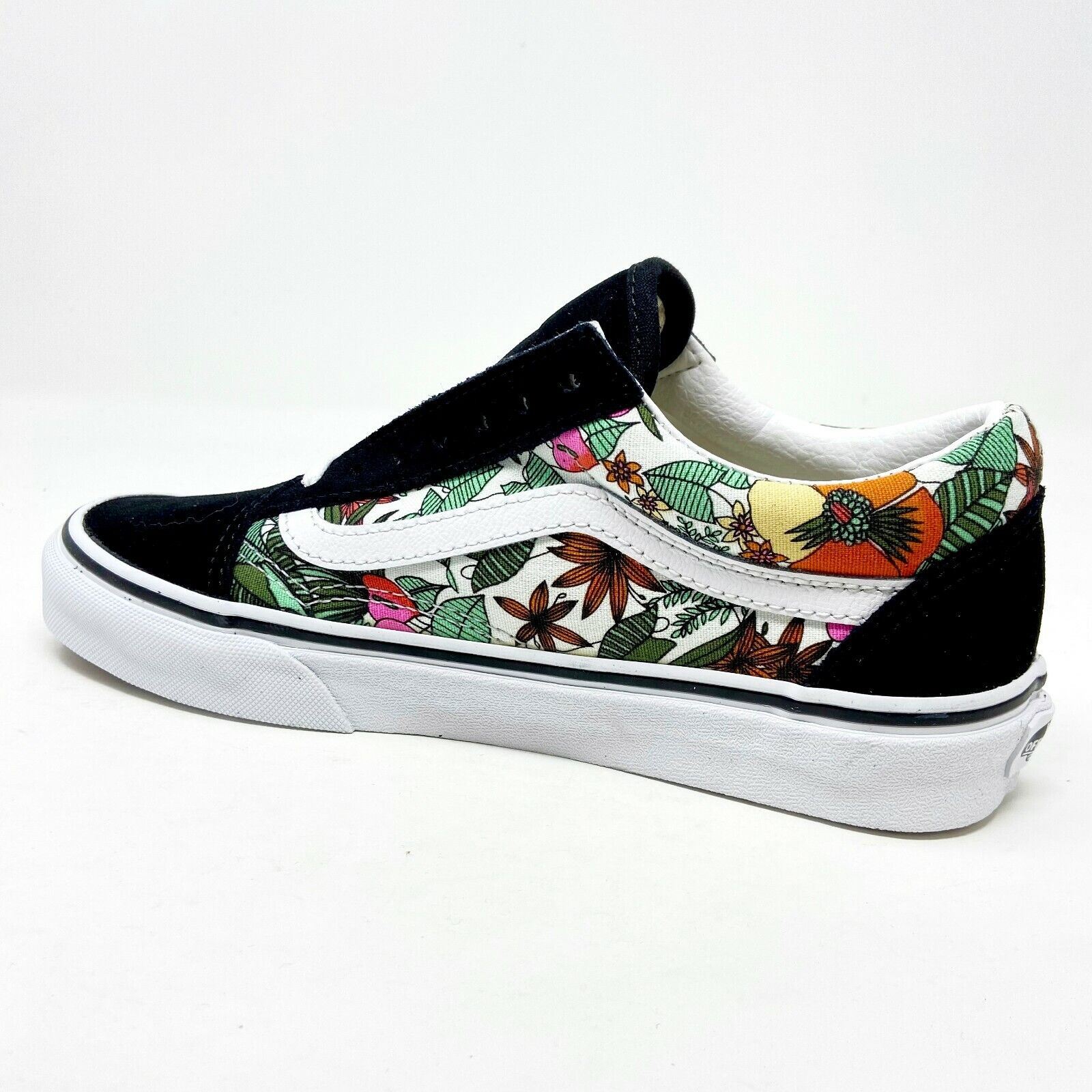Vans Old Skool (Multi Tropical) Black True White Floral 