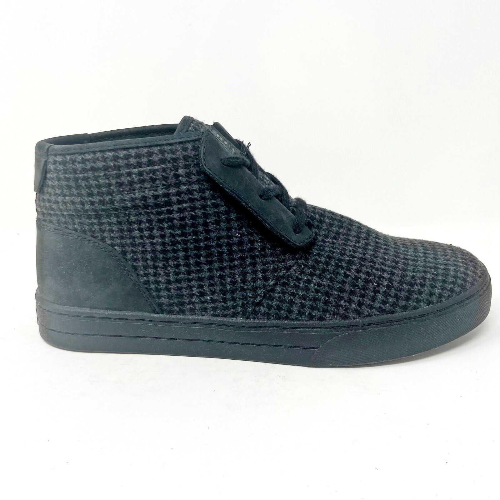 Clae McQueen Black Nubuck Wool Mens Casual Sneakers | eBay