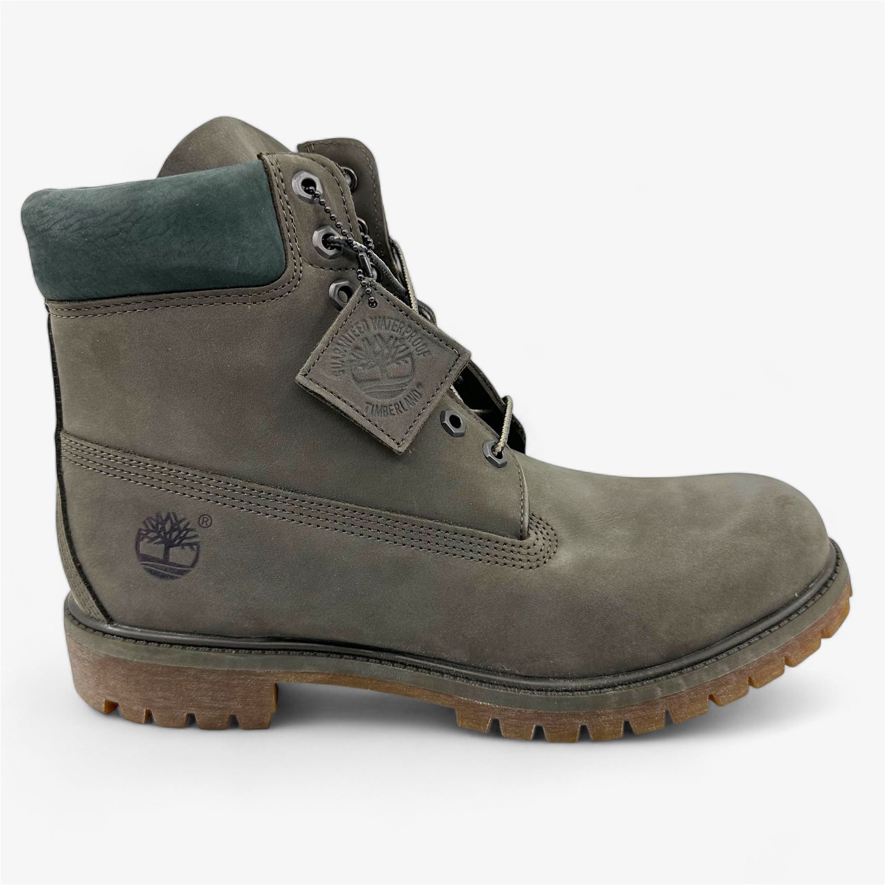 Timberland 6-дюймовые серые мужские ботинки премиум-класса, водонепроницаемые боевые ботинки