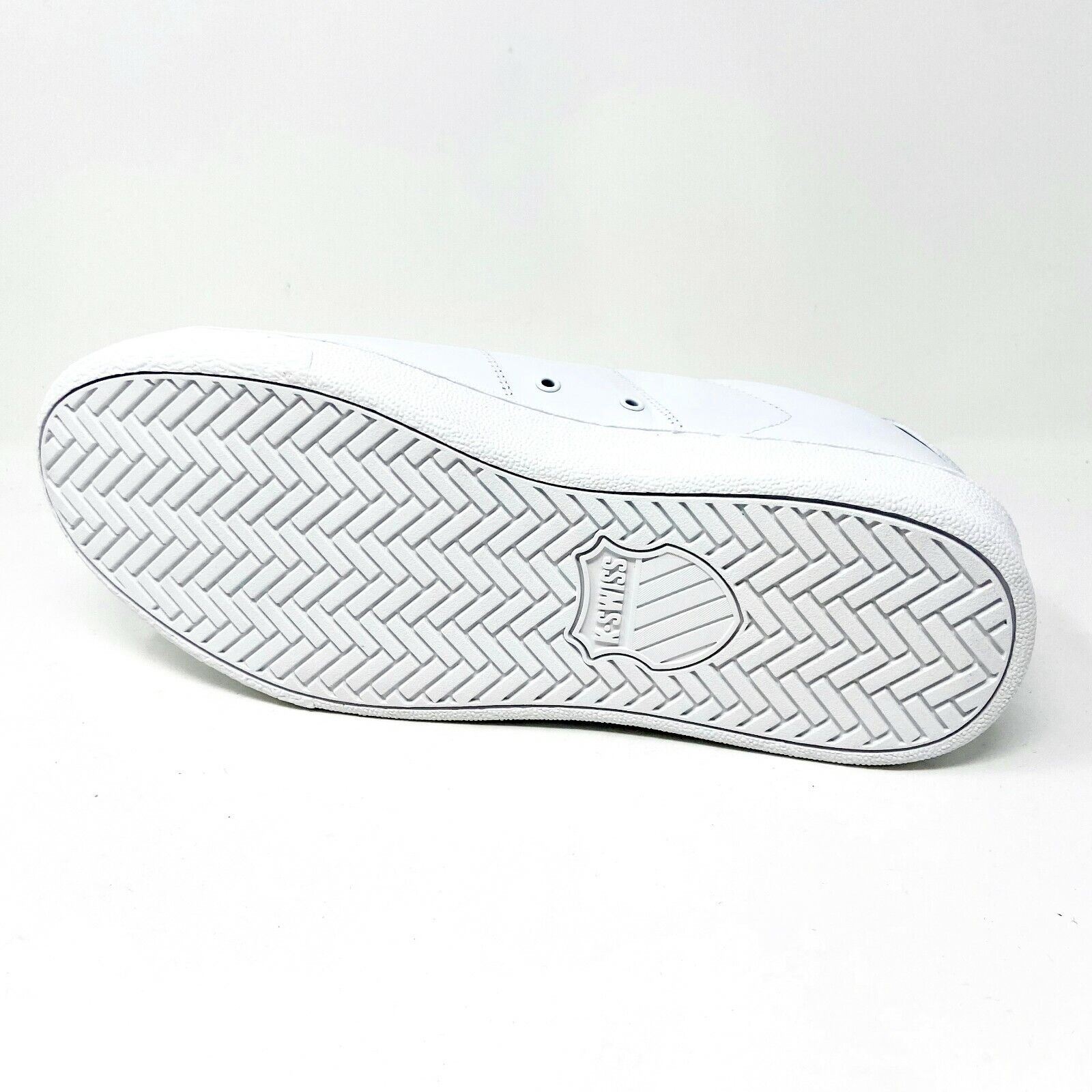 K-Swiss Court Casual White Corporate Mens Athletic Sneakers