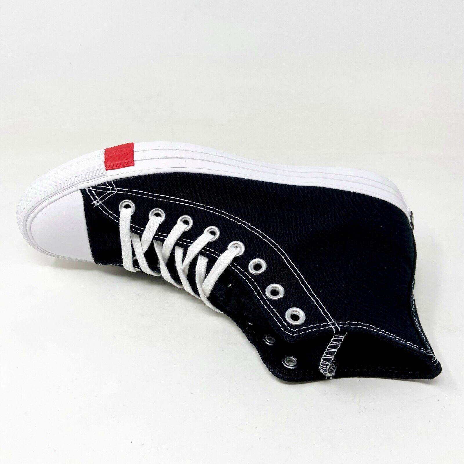 Converse CTAS Hi Logo Play Black University Red White Men\'s 8 Converse CTAS Hi Logo Play University Red Black Mens Casual  main image 4