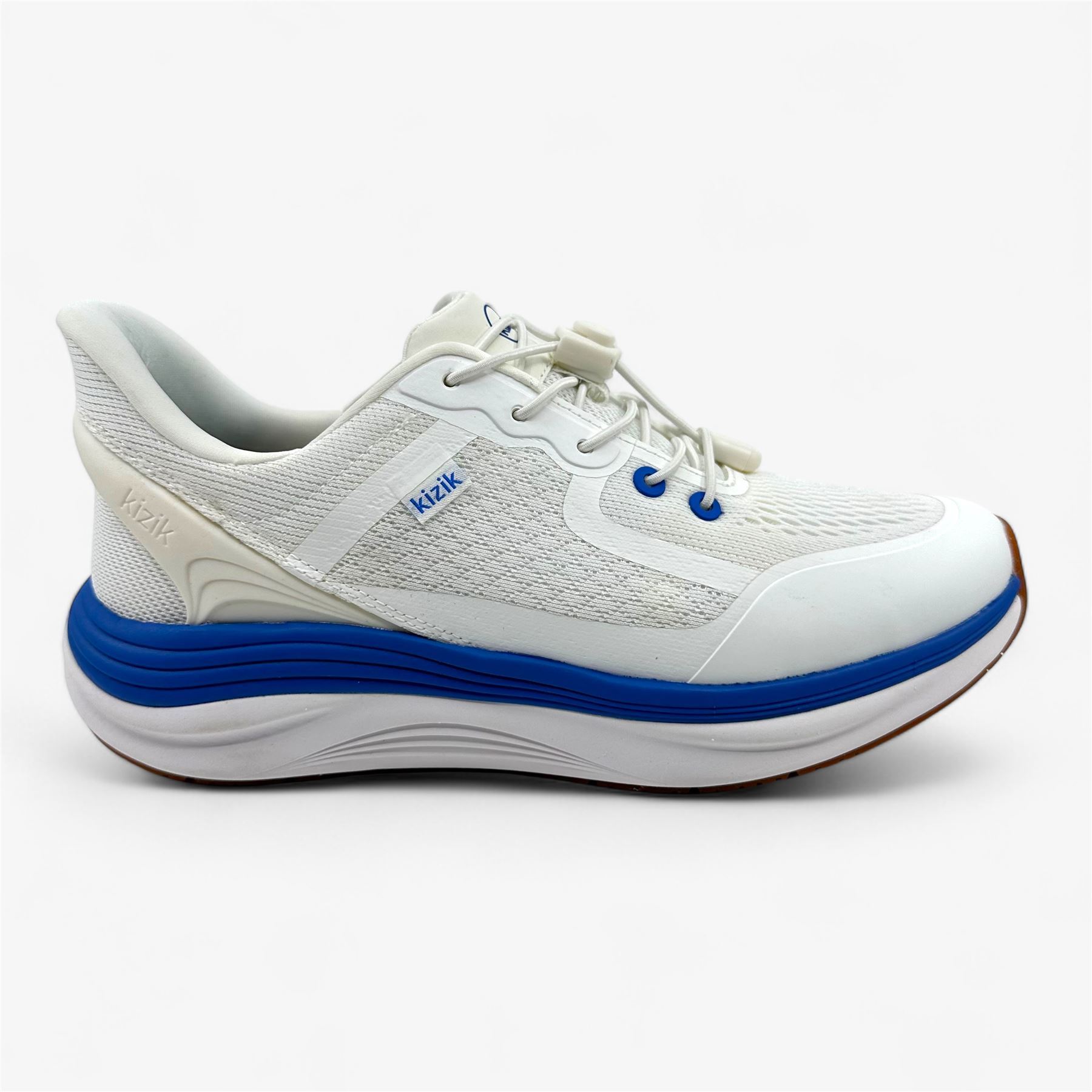 Kizik London Bright White Super Sonic Mens Athletic Sneaker  display picture 1