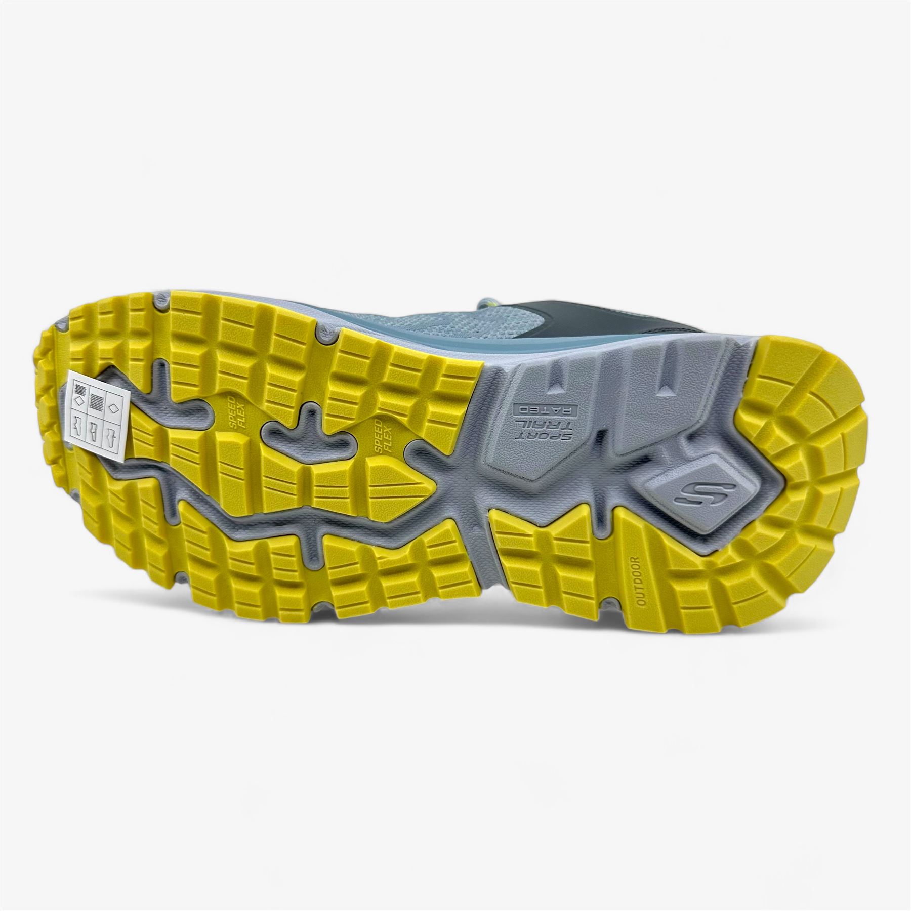 Skechers D'Lux Journey Marigold Blue Yellow Womens Athletic