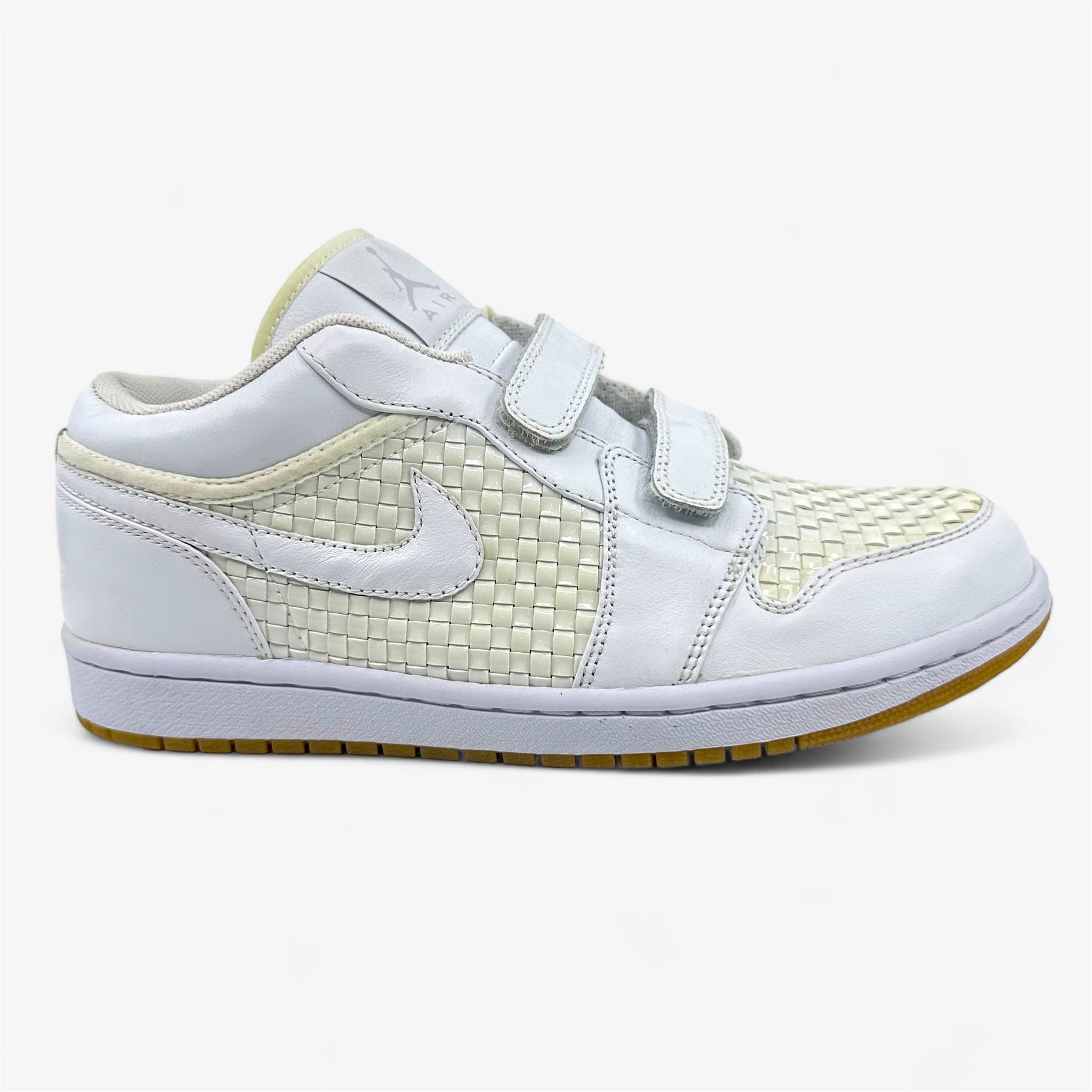 Jordan Air Jordan 1 Premier Low White Metallic Platinum Mens 