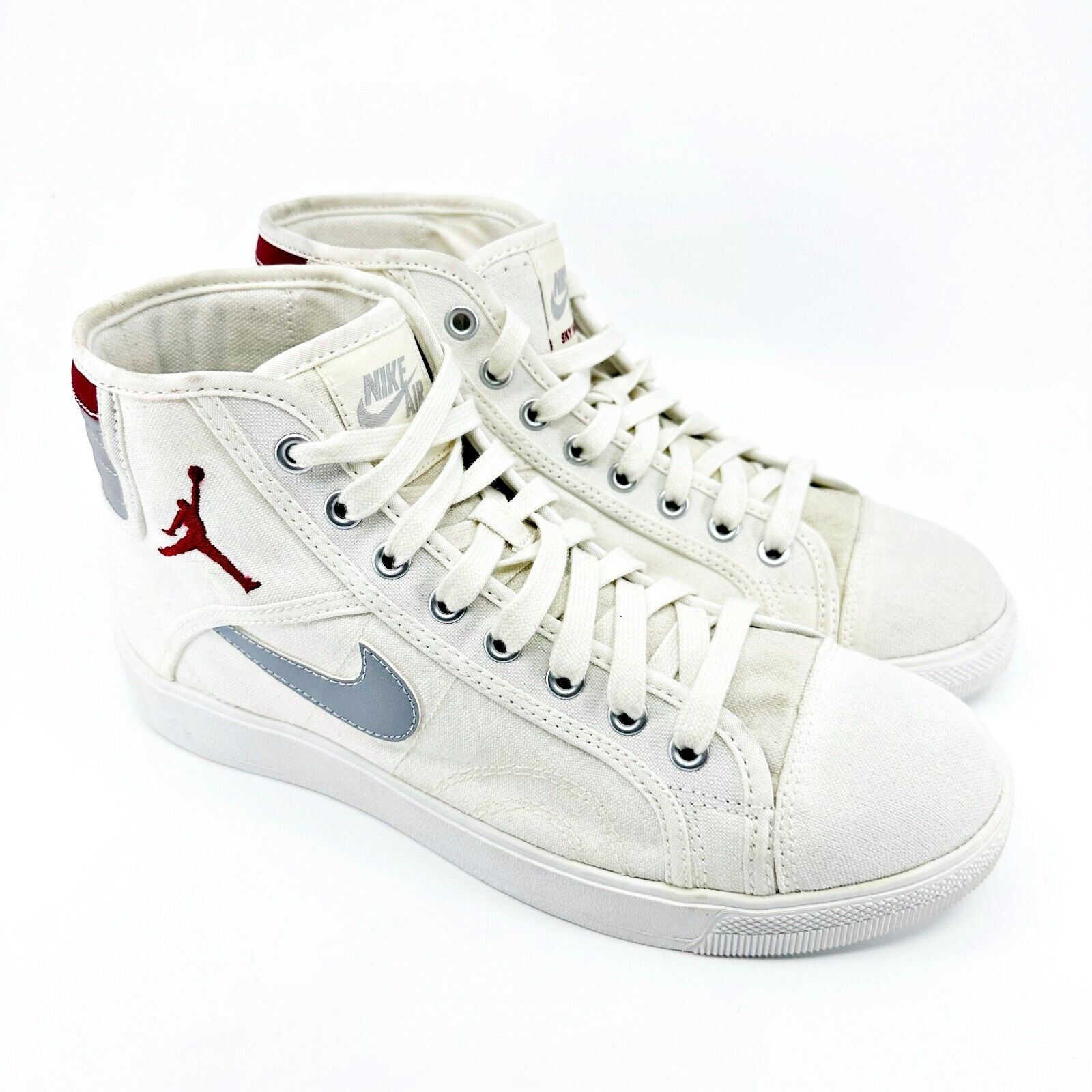 Jordan Air Jordan Sky High OG Mens Size 8.5 Sail Gym Red