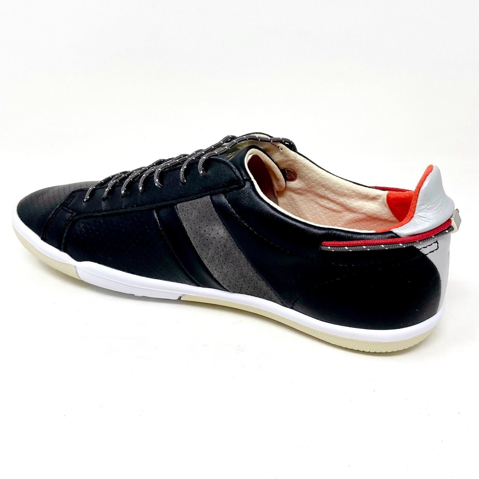 Plae Mulberry Black Red Full Grain Leather Mens Casual  display picture 1