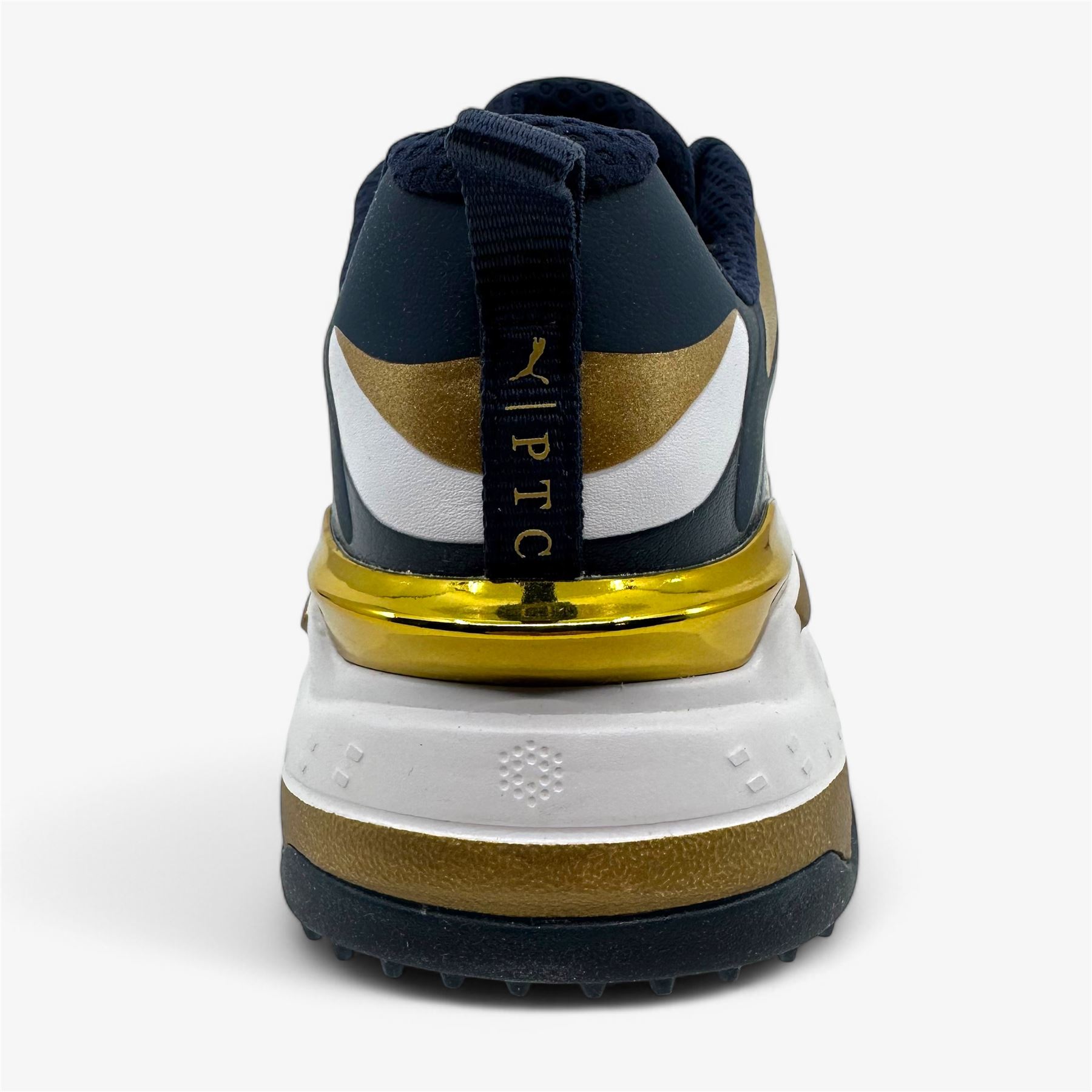 【新品希少】コラボ　PUMA X PTC GS-Fast ゴルフシューズ　27 PUMA X PTC GS Fast Navy Blazer Gold White Mens Waterproof Golf