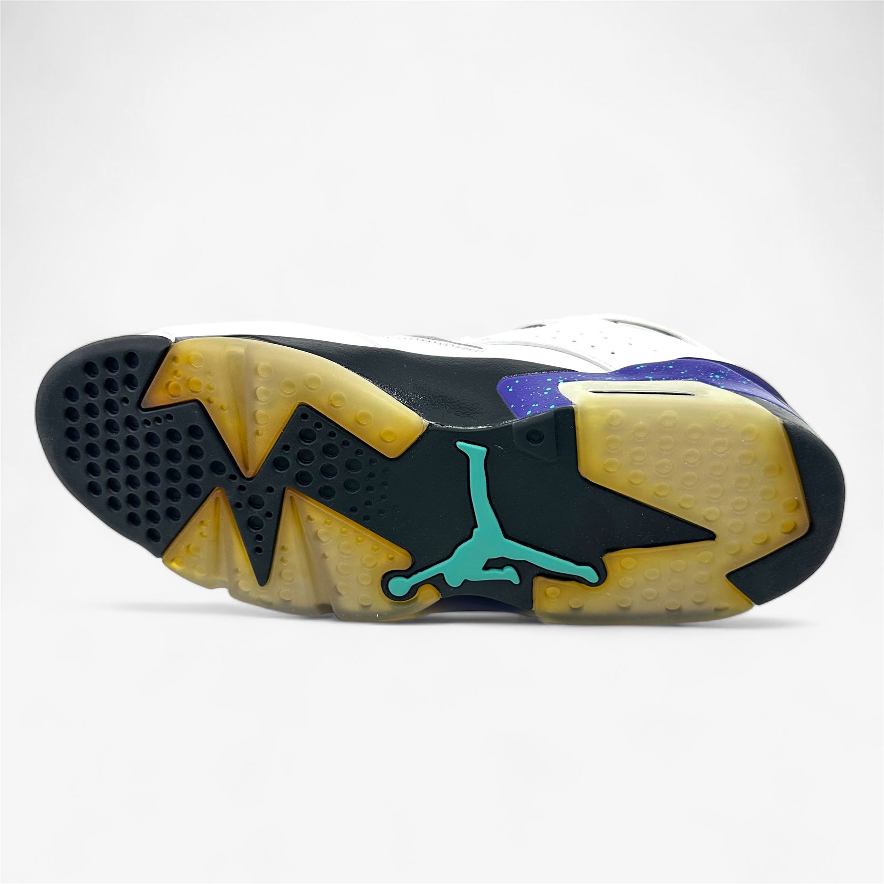 Jordan Flight Club 91 White New Emerald Grape Ice Black Mens Size