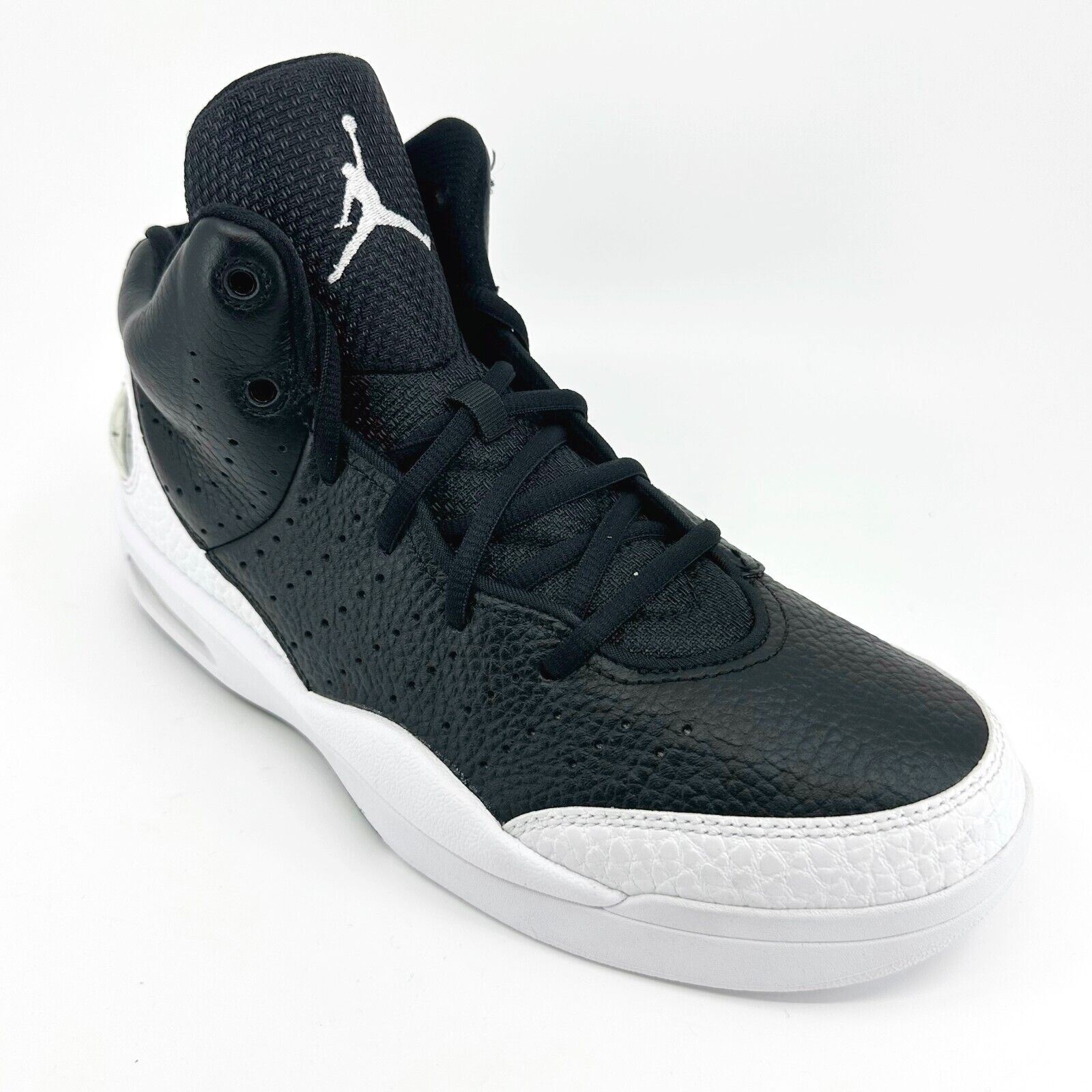 Jordan Flight Tradition Black White Mens Basketball Sneakers