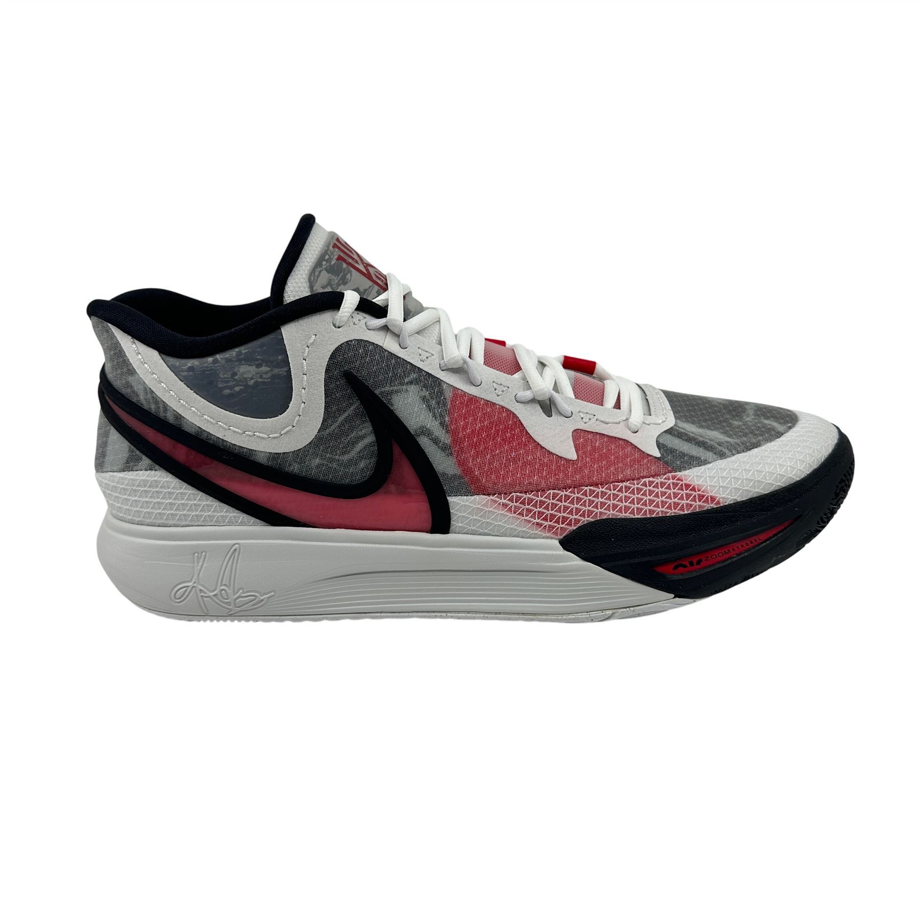 Nike Kyrie 8 White University Red Black Mens Athletic Sneaker | eBay
