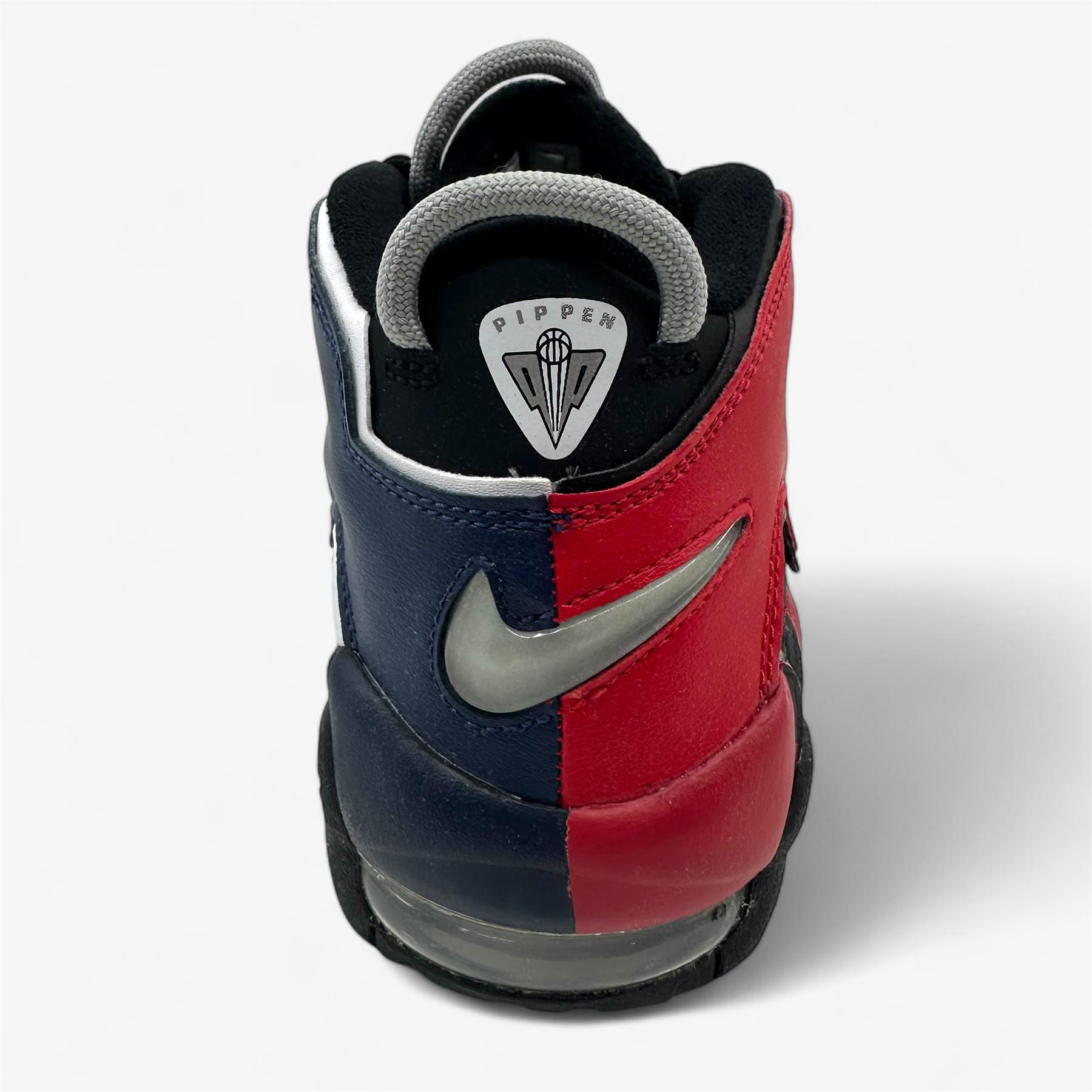 Nike Air More Uptempo GS Black University Red Kids Athletic