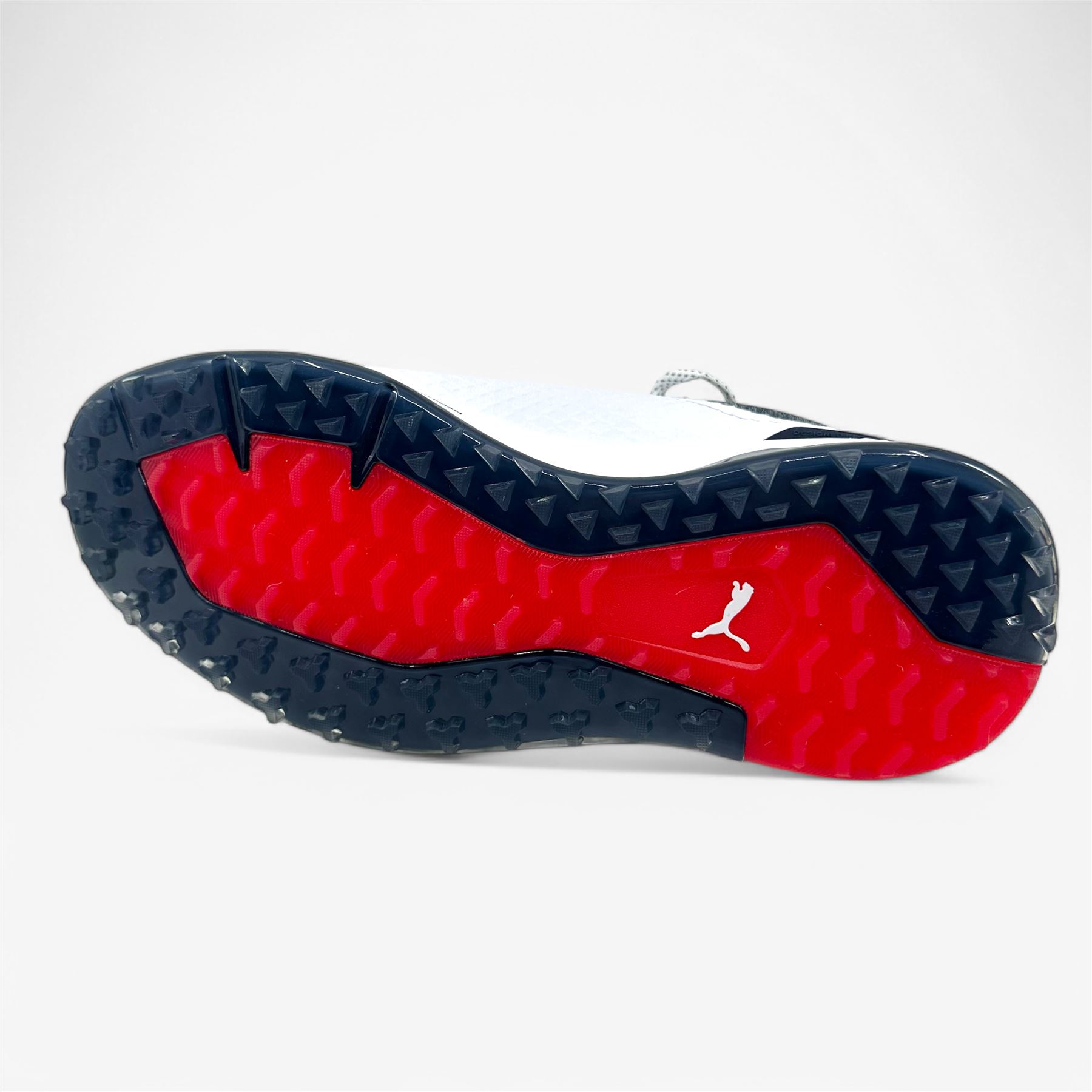 PUMA Proadapt Alphacat White Navy High Risk Red Mens Waterproof Golf Shoes  | eBay