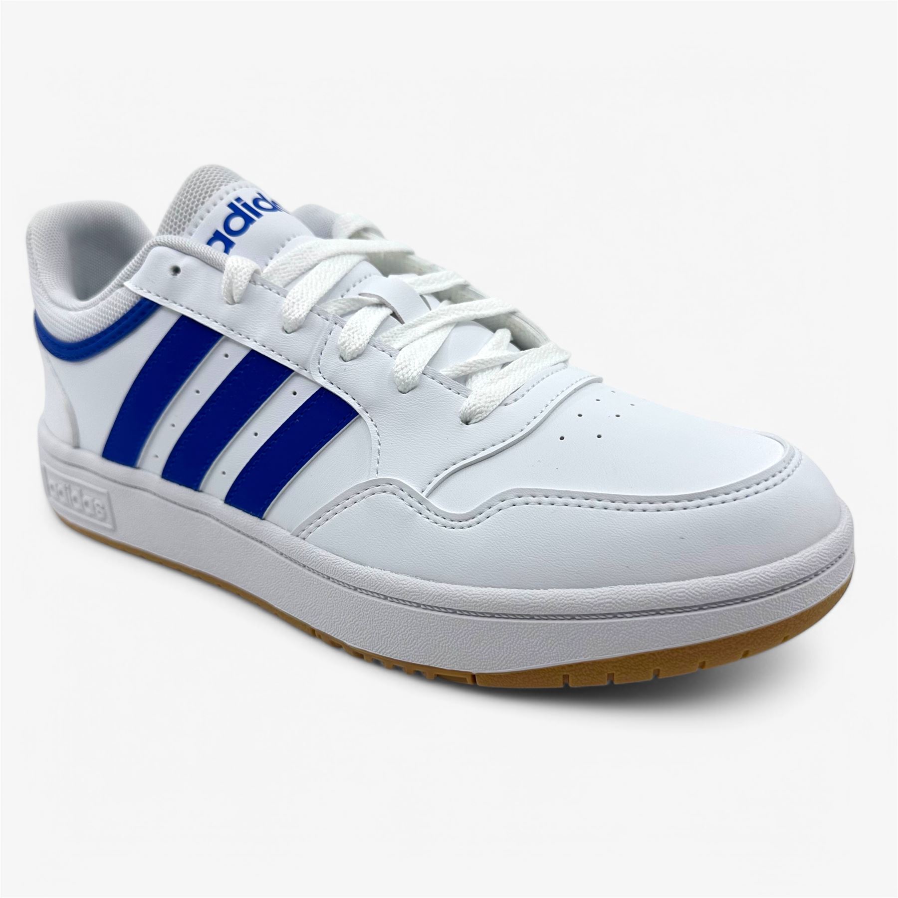 Adidas Hoops 3.0 Cloud White Royal Blue Mens Athletic  display picture 1