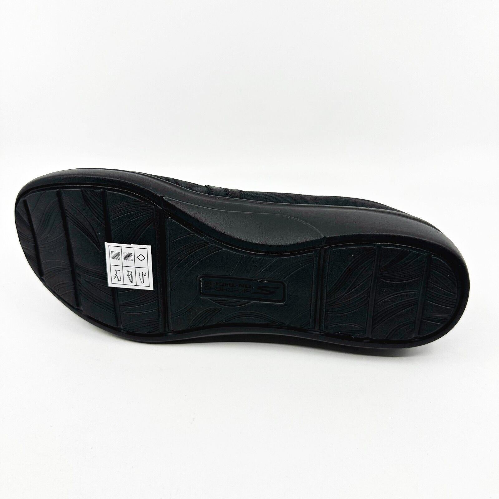 Skechers Arch Fit Uplift Mindful Black Womens Size 5.5 Slip On 