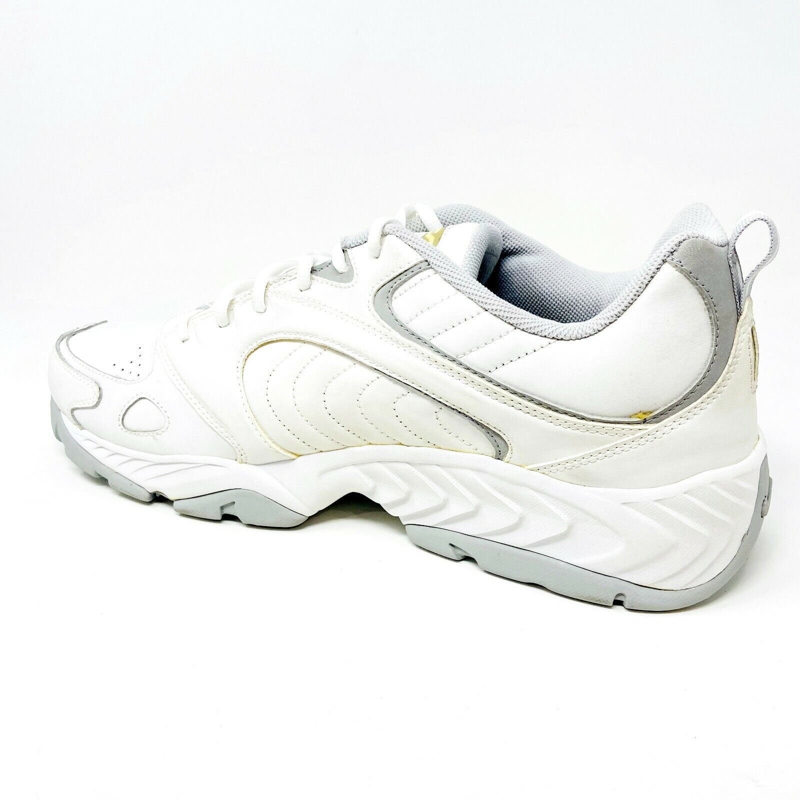 Nike T Light II Leather White Grey VINTAGE Mens Size 14  display picture 2