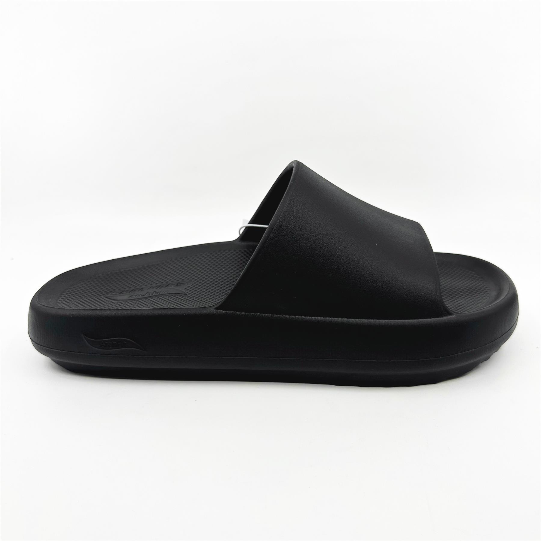 Skechers Men\'s Foamies Arch Fit Horizon Slide Slip-On Sandals Black - Medium Arch Fit® Adjustable Strap Sandals - Men main image 3