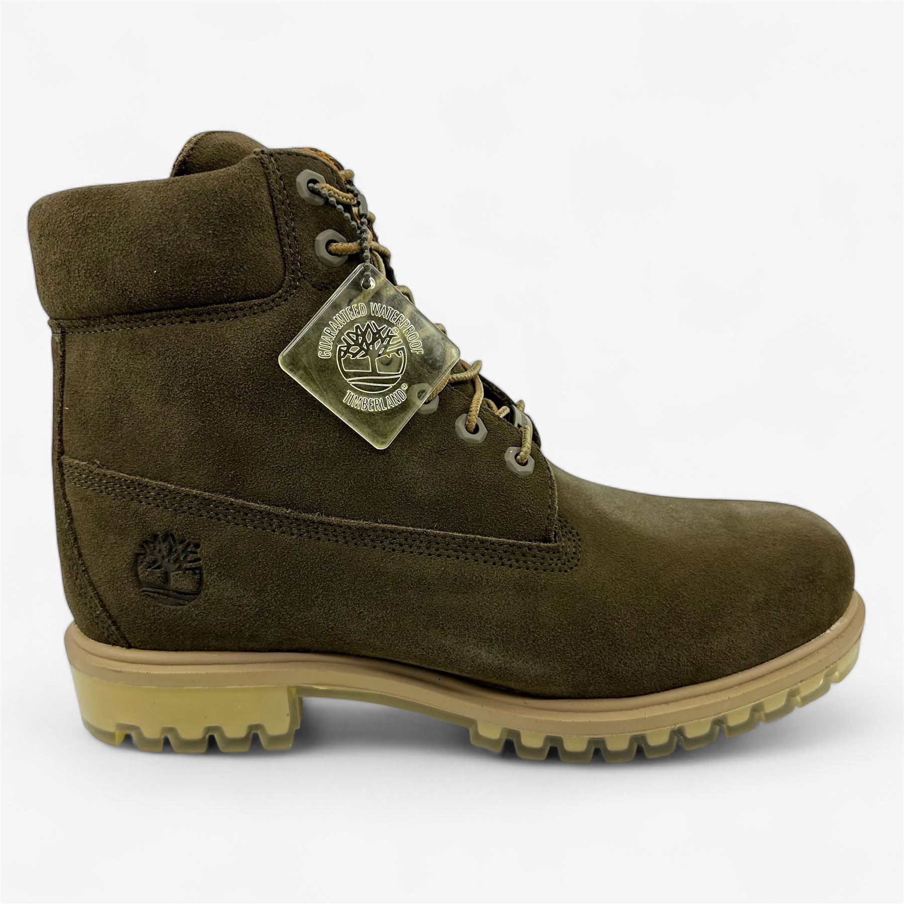 Timberland 3eye dark green suede スウェード Timberland 3-Eye Lug Handsewn Boat Shoe - TB0A5P68-991