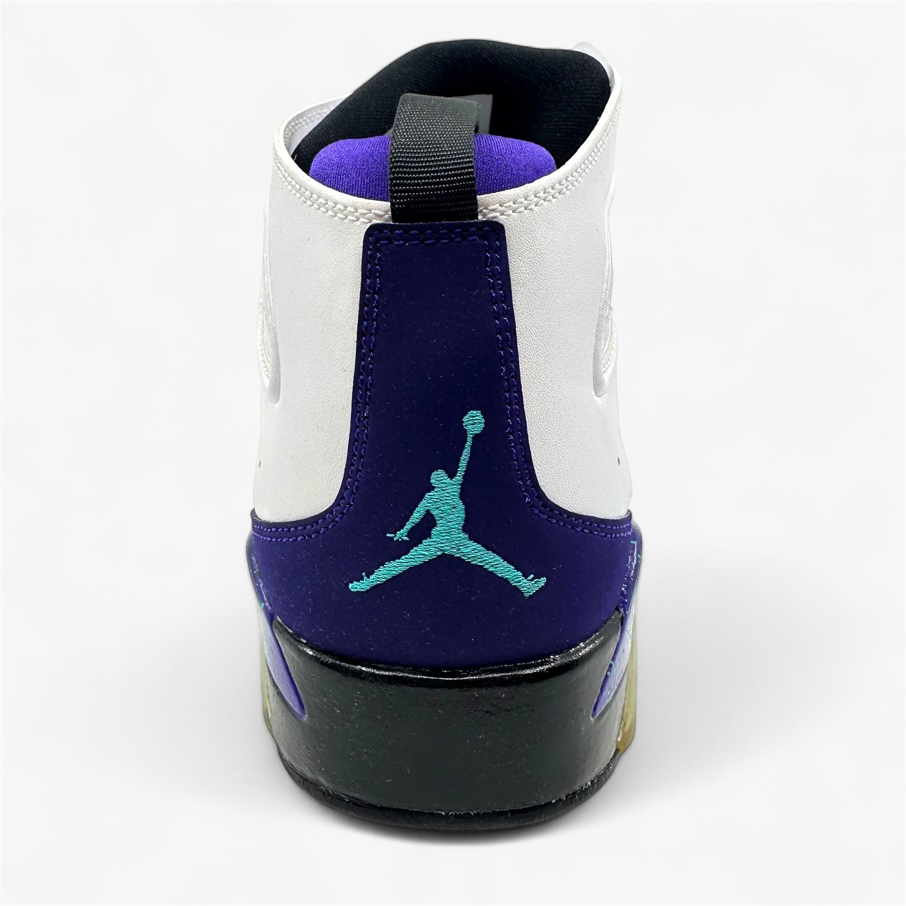 Jordan Flight Club 91 White New Emerald Grape Ice Black Mens 