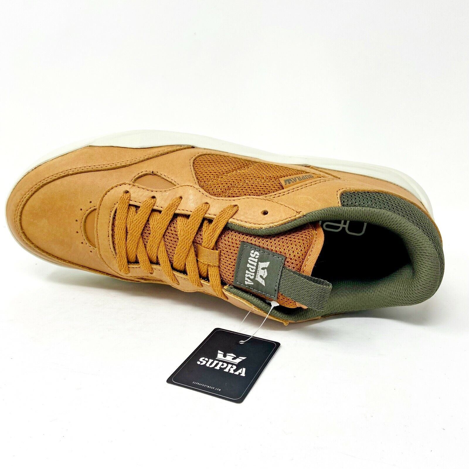 Supra Pecos  Skateboard Sneakers Shoes Veg Olive Bone Mens 06375 259 Men\'s 7 Supra Pecos Veg Olive Bone Mens Skateboard Sneakers 06375  main image 2