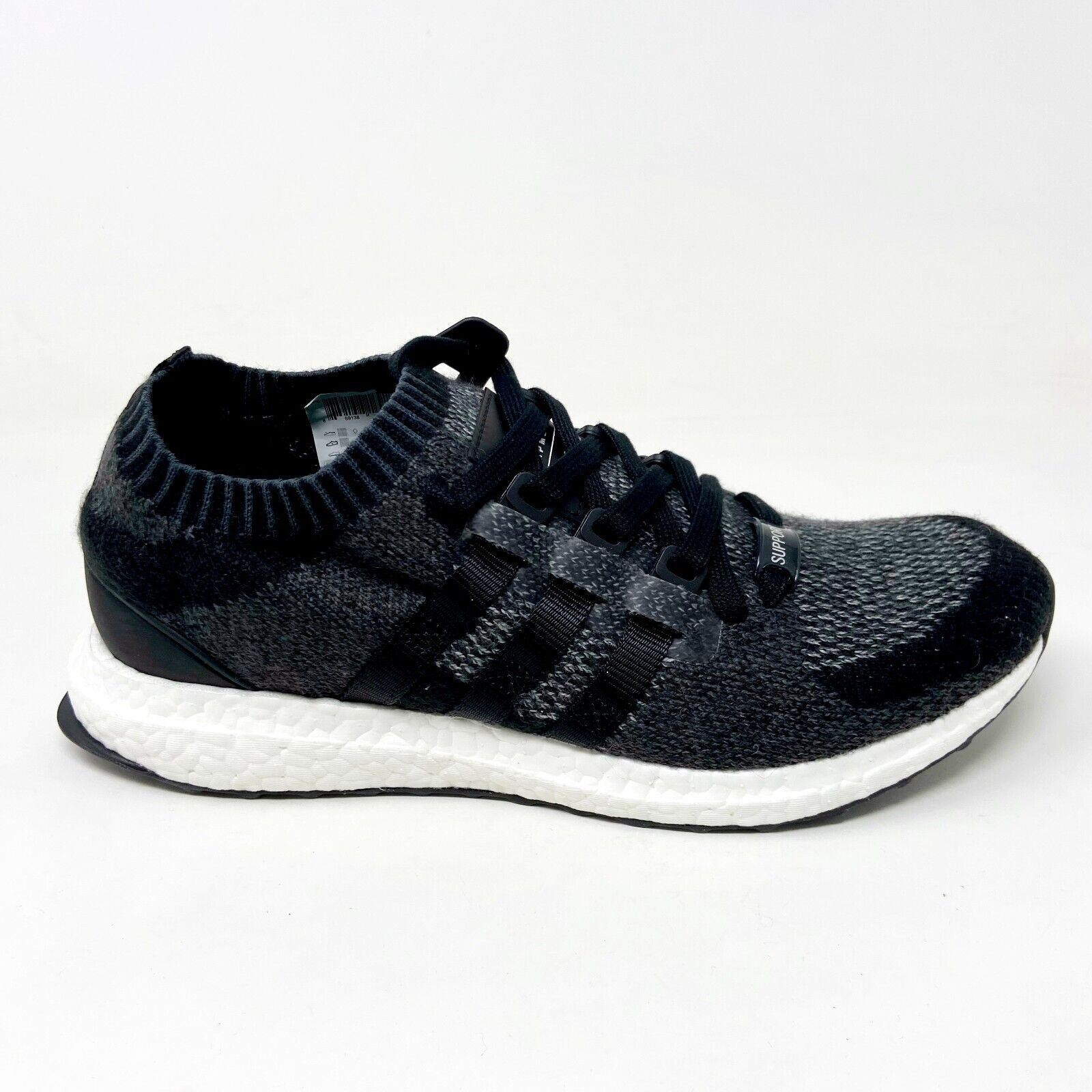 Adidas EQT Support Ultra Core Black White Mens Primeknit 
