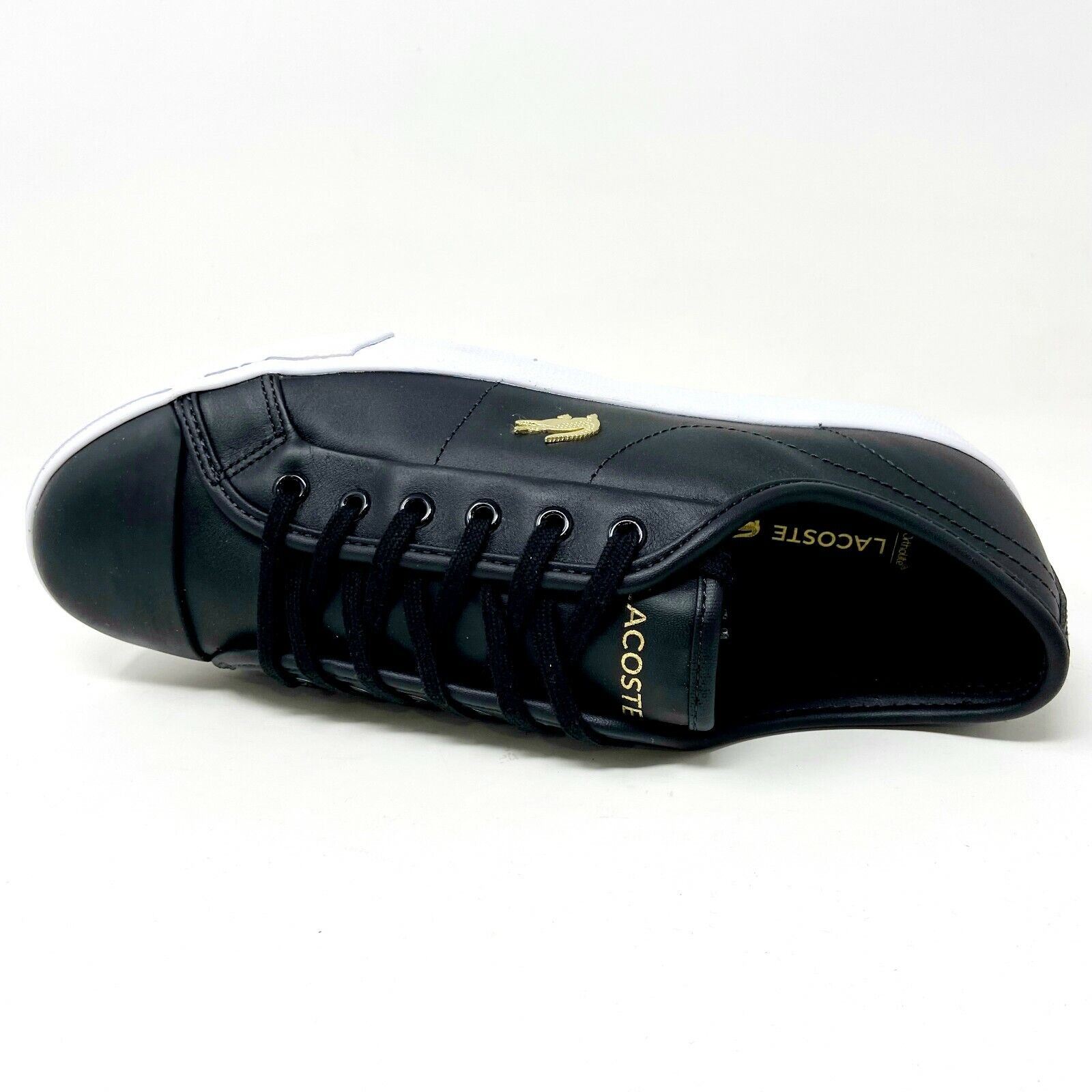 Lacoste Ziane Plus Grand 1201 CFA Black White Leather Womens