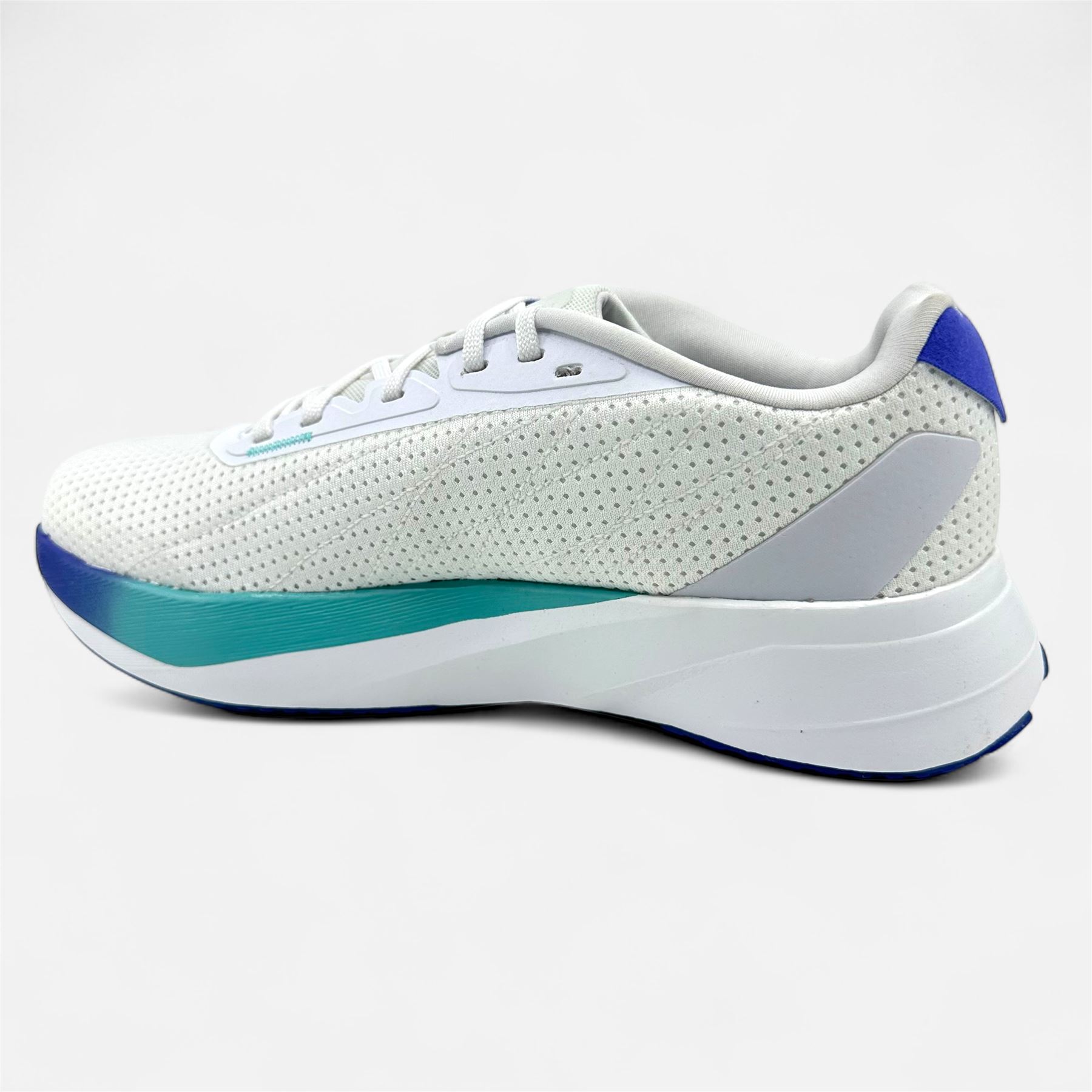 Adidas Duramo SL Cloud White Lucid Blue Flash Aqua Mens 