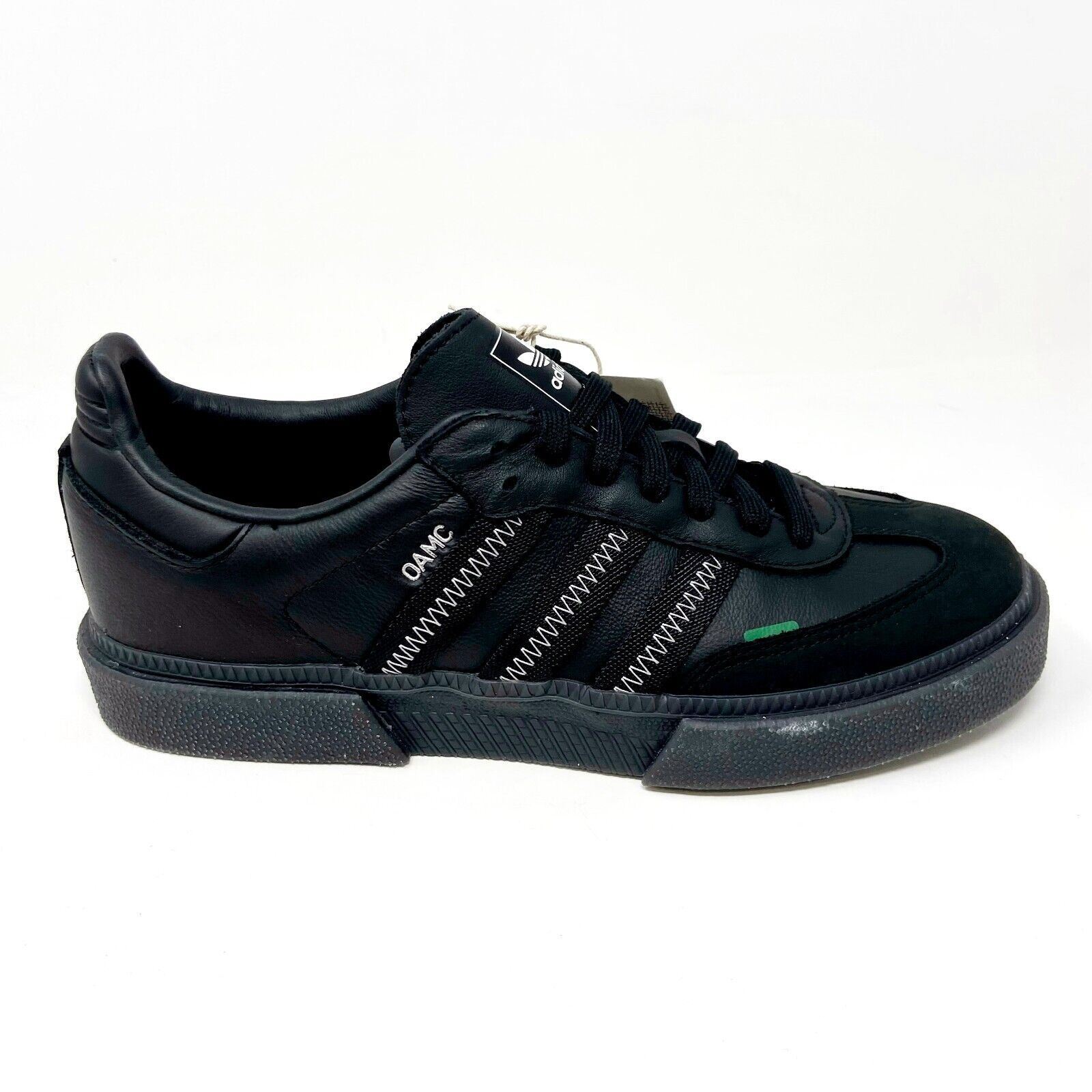 Adidas Type O-8 OAMC Triple Black Mens Leather Lifestyle Sneakers 