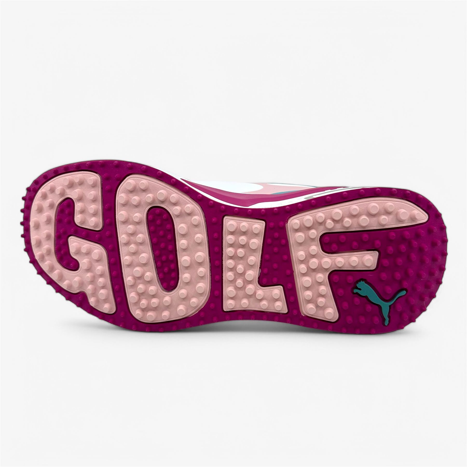 PUMA GS Fast White Chalk Pink Porcelain Womens Waterproof Golf