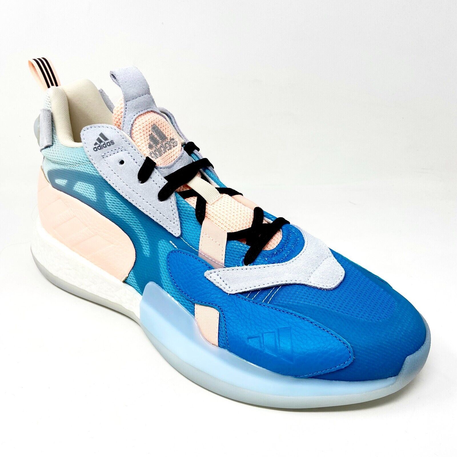 Adidas Kaizam ZoneBoost Aero Blue Clear Orange Mens Size 13