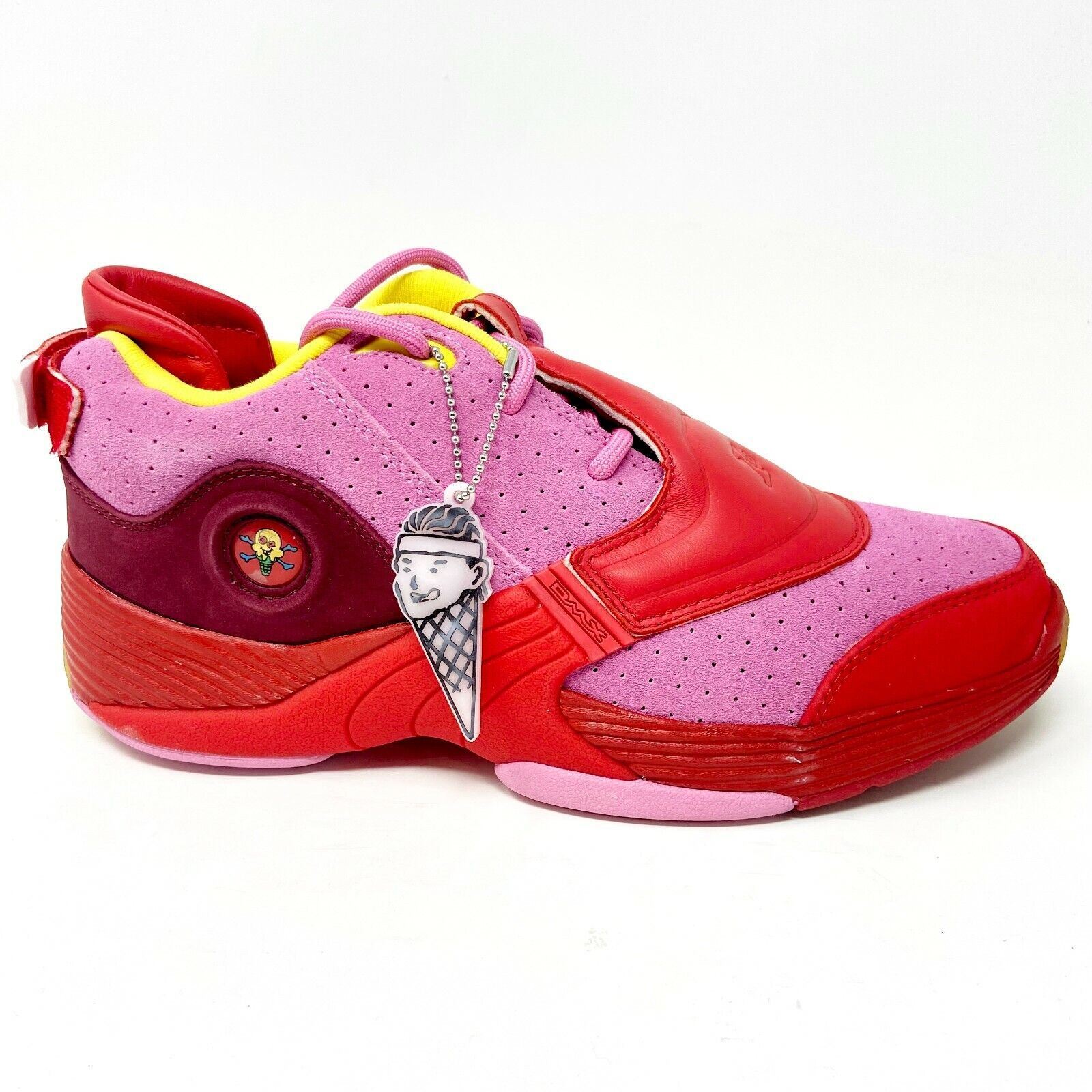 Reebok Answer V MU BBC Ice Cream Cool Cherry Red Mens Sneakers