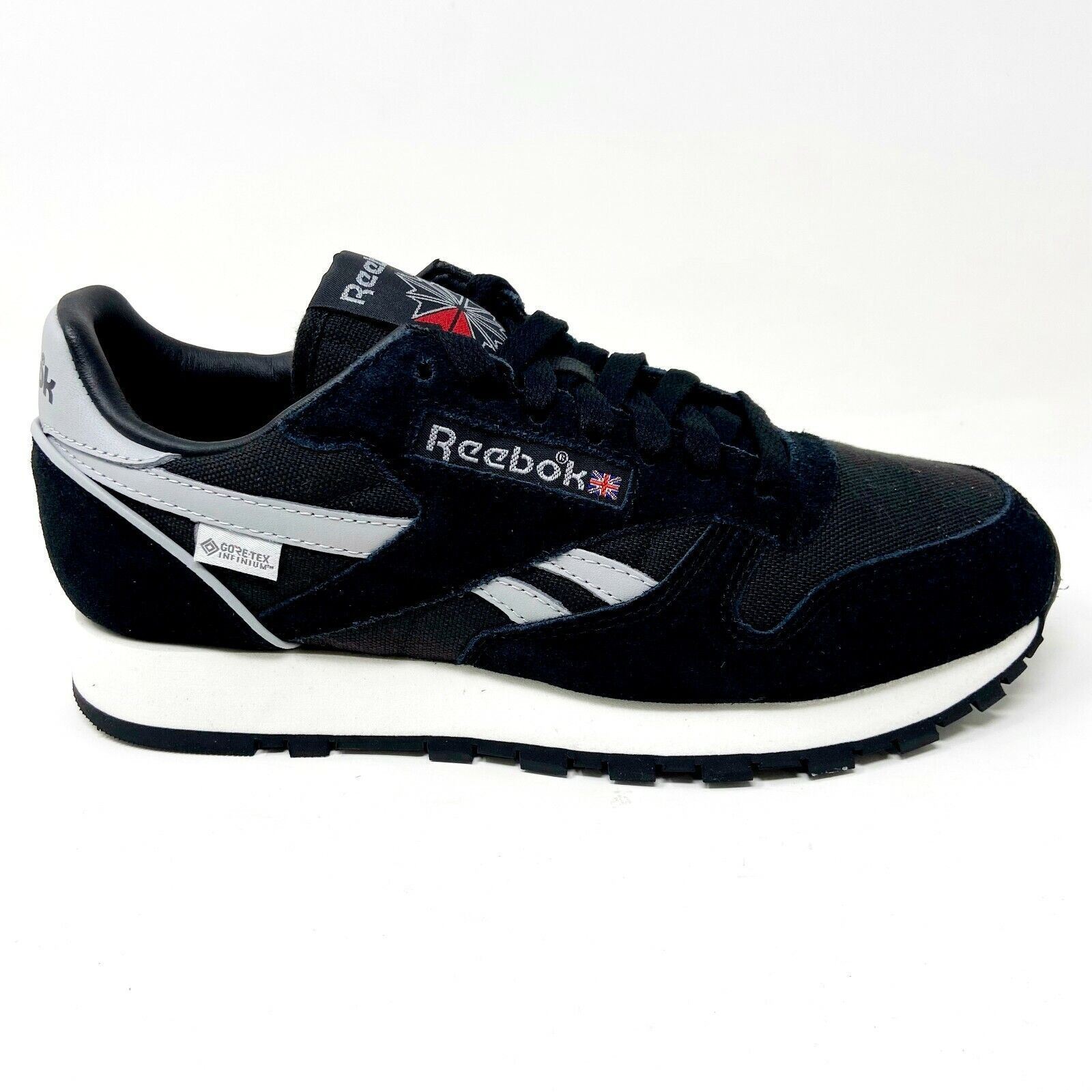 Reebok Classic Leather Gore-Tex Core Black Mens Casual Sneakers 