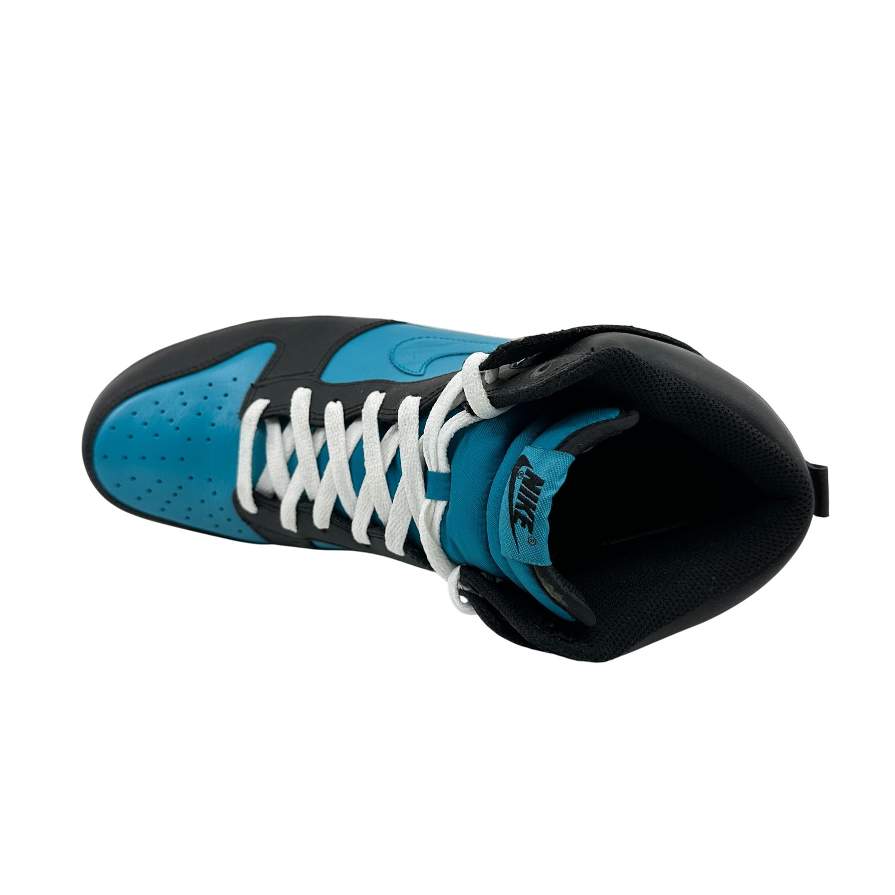 Nike Dunk High Black Glass Blue White Mens Athletic Sneaker  display picture 3