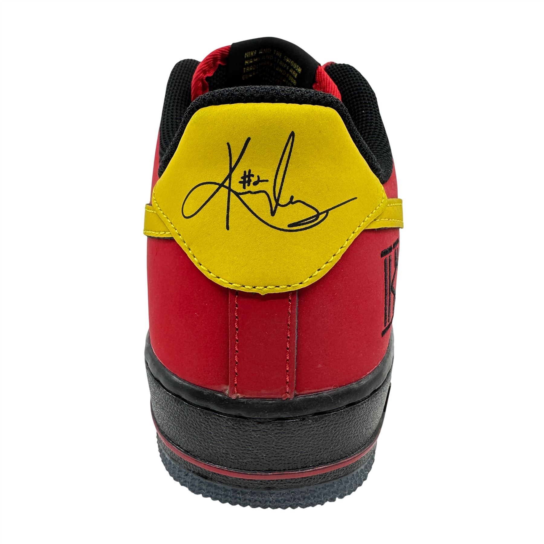 Nike Air Force 1 CMFT Signature QS Black Yellow Red Mens  display picture 1