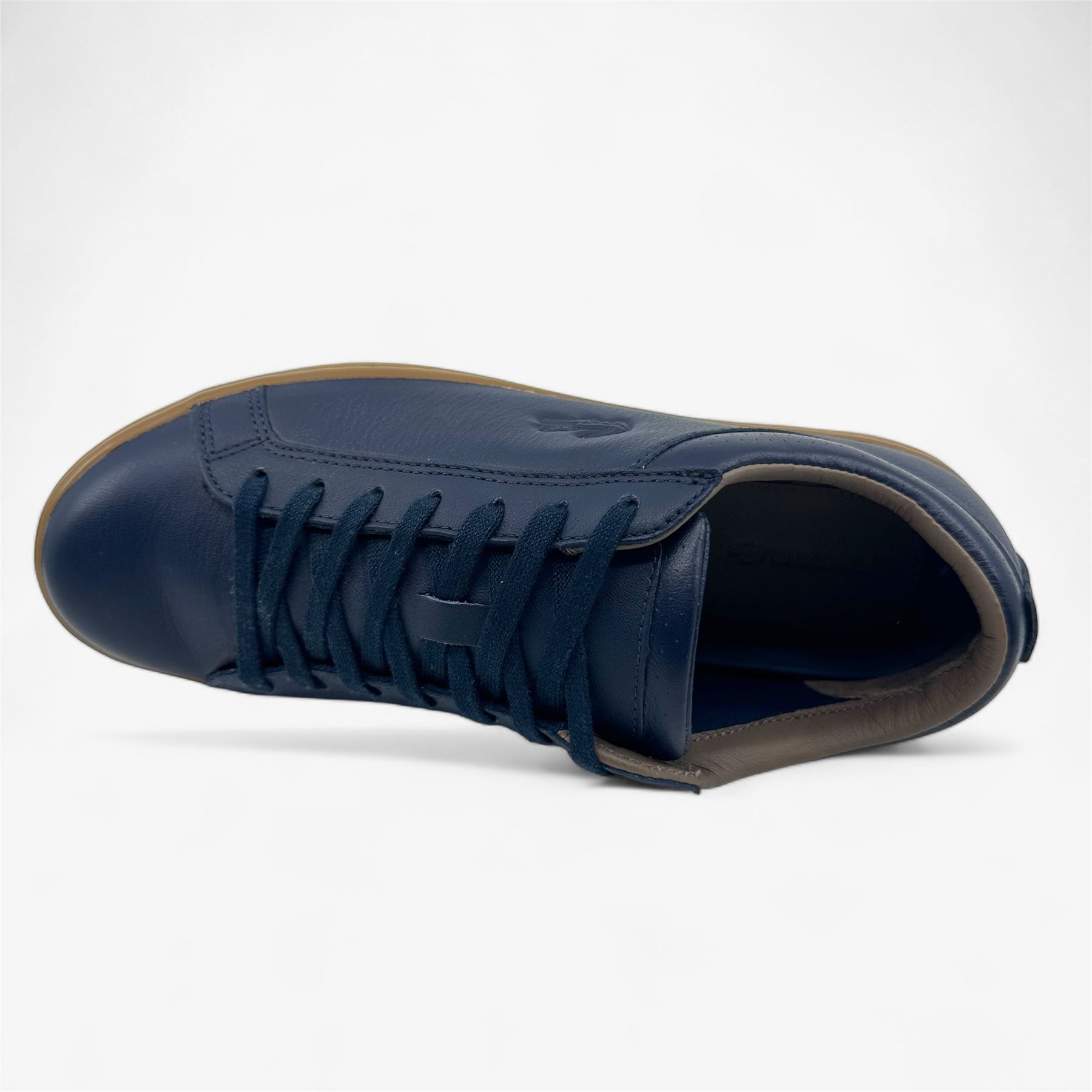 Lacoste Straightset Navy Leather Sneakers Men’s 8.5 Amazon.com | Lacoste Men main image 3