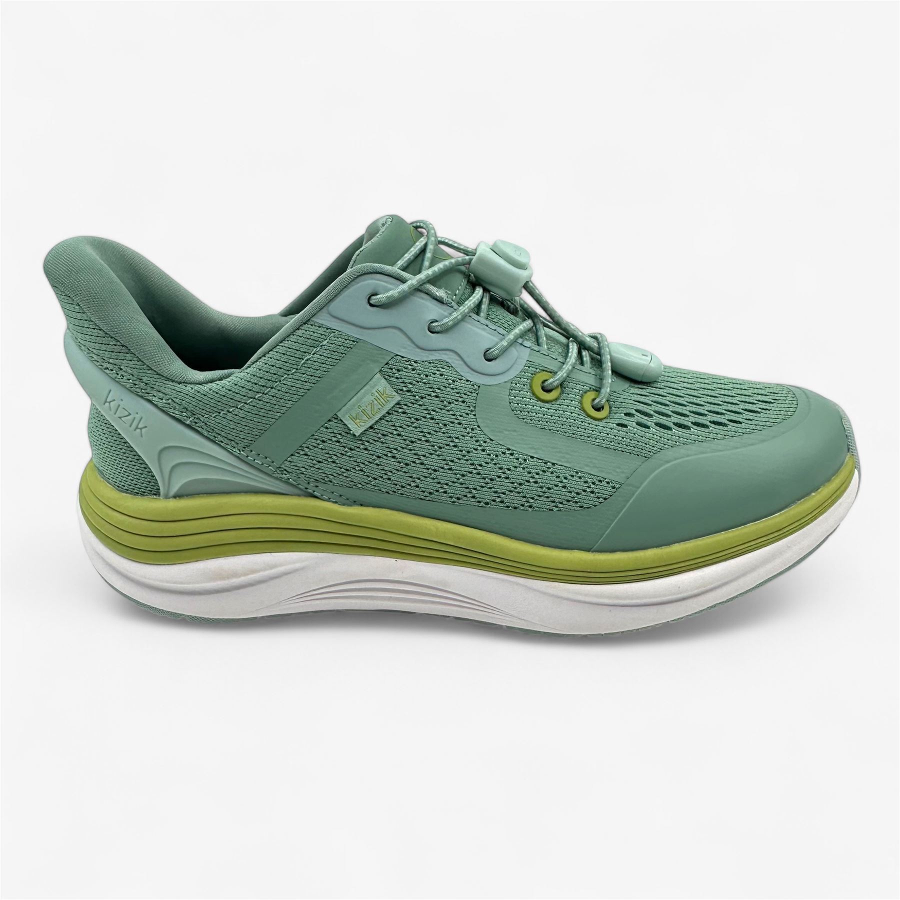 Kizik London Surf Spray Granite Green Womens Athletic  display picture 3