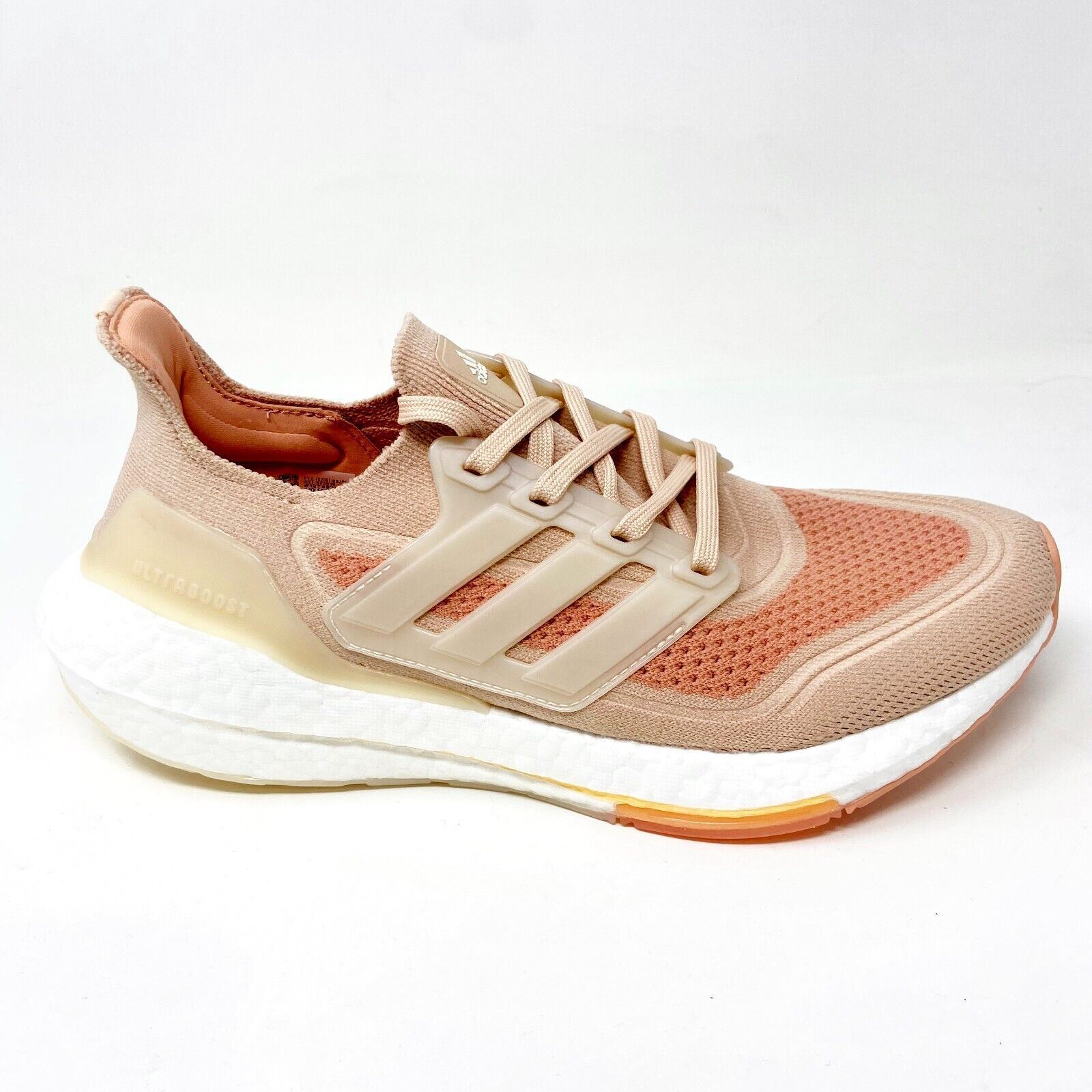 Adidas UltraBoost 21 Halo Blush Pink Womens Running Shoes Sneakers S23838 |  eBay