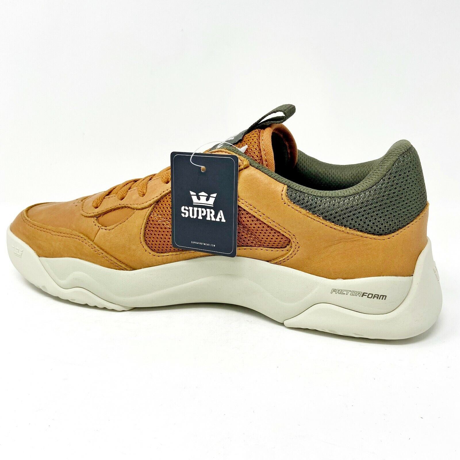 Supra Pecos  Skateboard Sneakers Shoes Veg Olive Bone Mens 06375 259 Men\'s 7 Supra Pecos Veg Olive Bone Mens Skateboard Sneakers 06375  main image 3