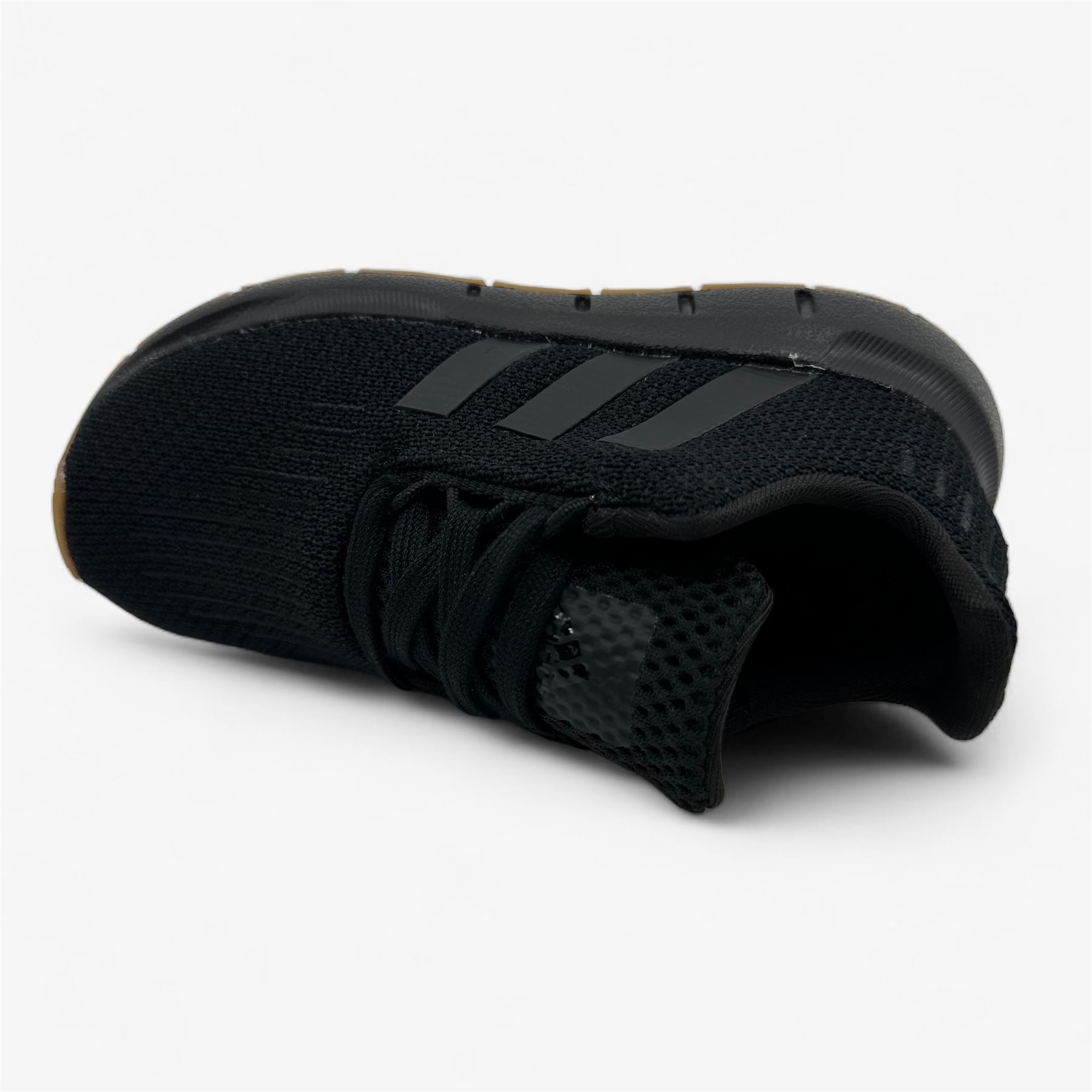 Adidas Swift Run 1.0 EL Triple Black Baby Toddler Athletic Sneaker | eBay