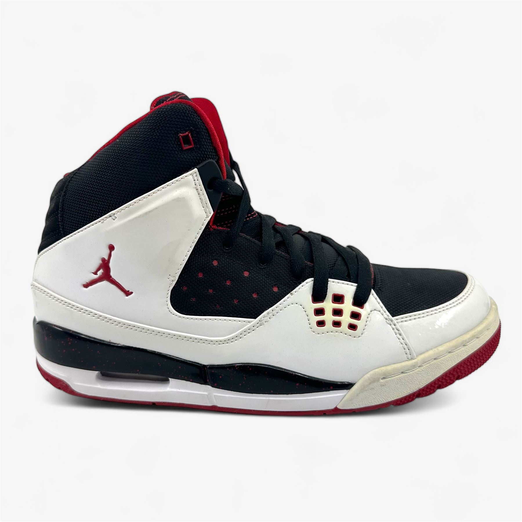 Size 13 - Air Jordan SC-1 White Black Gym Red for sale online | eBay