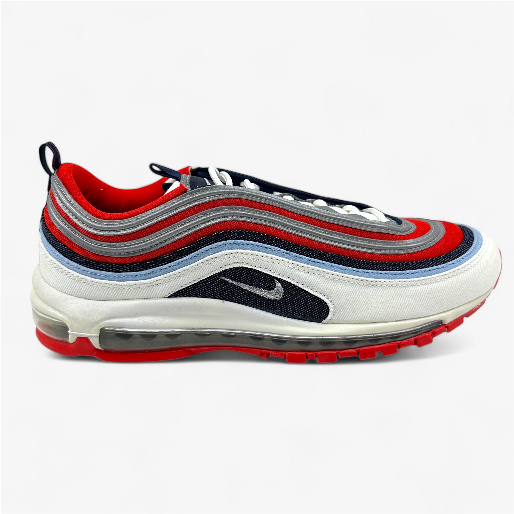 Nike Air Max 97 Chile Red Metallic Silver Mens Size 13 Athletic Sneaker Nike Air Max 97 Chile Red Metallic Silver Mens Size 13  main image 2