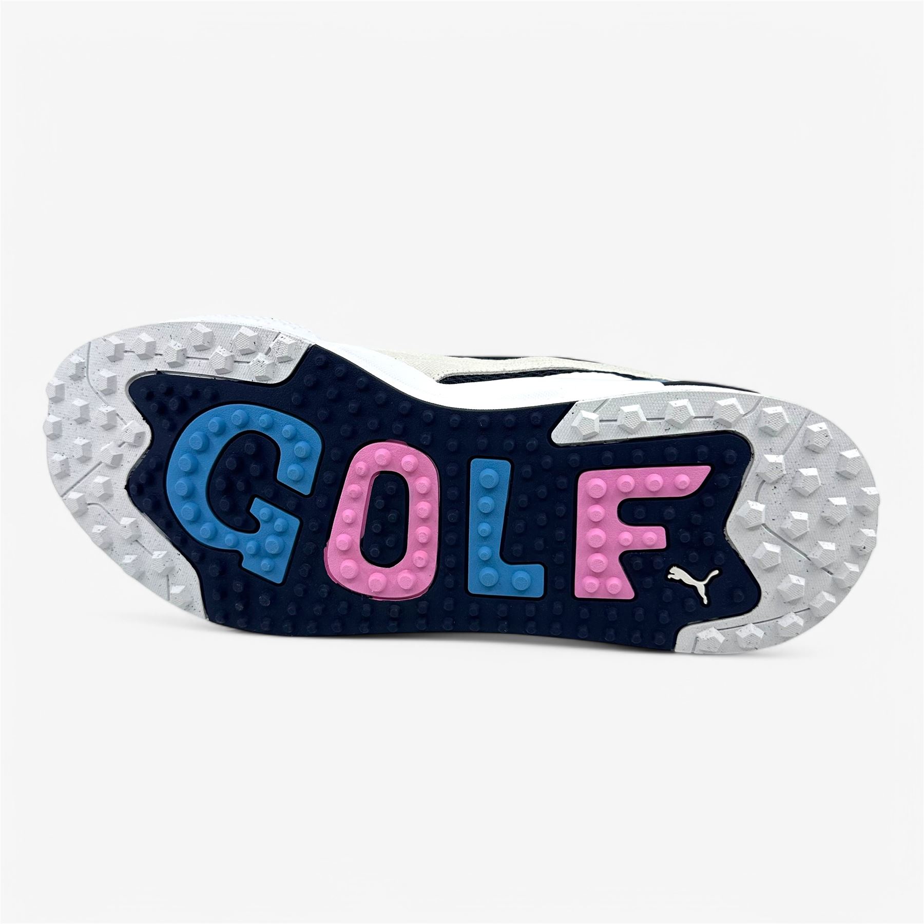 PUMA x PTC GS X Efekt White Deep Navy Mens Size 14 Spikeless Golf