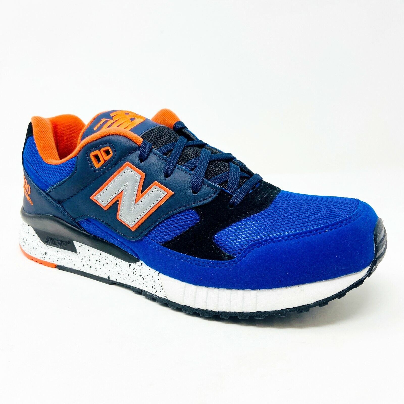 New Balance 530 90s Remix Leather Blue Black Orange Mens Retro