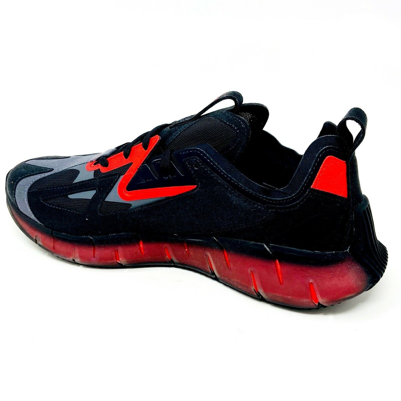 Reebok Zig Kinetica Concept Type 2 Black Red Mens Running Sneakers
