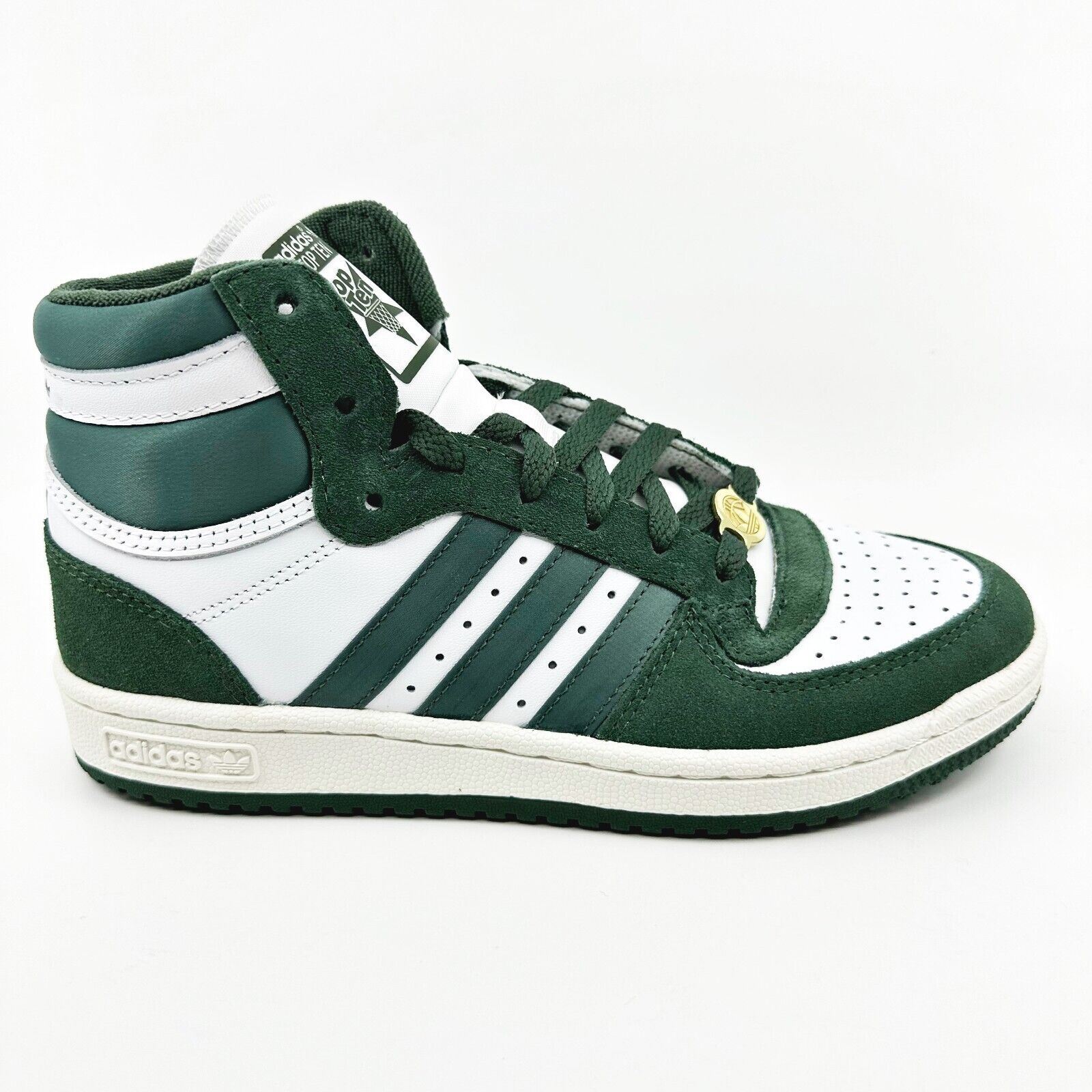 Adidas Originals Top Ten RB Green White Womens Leather Sneakers